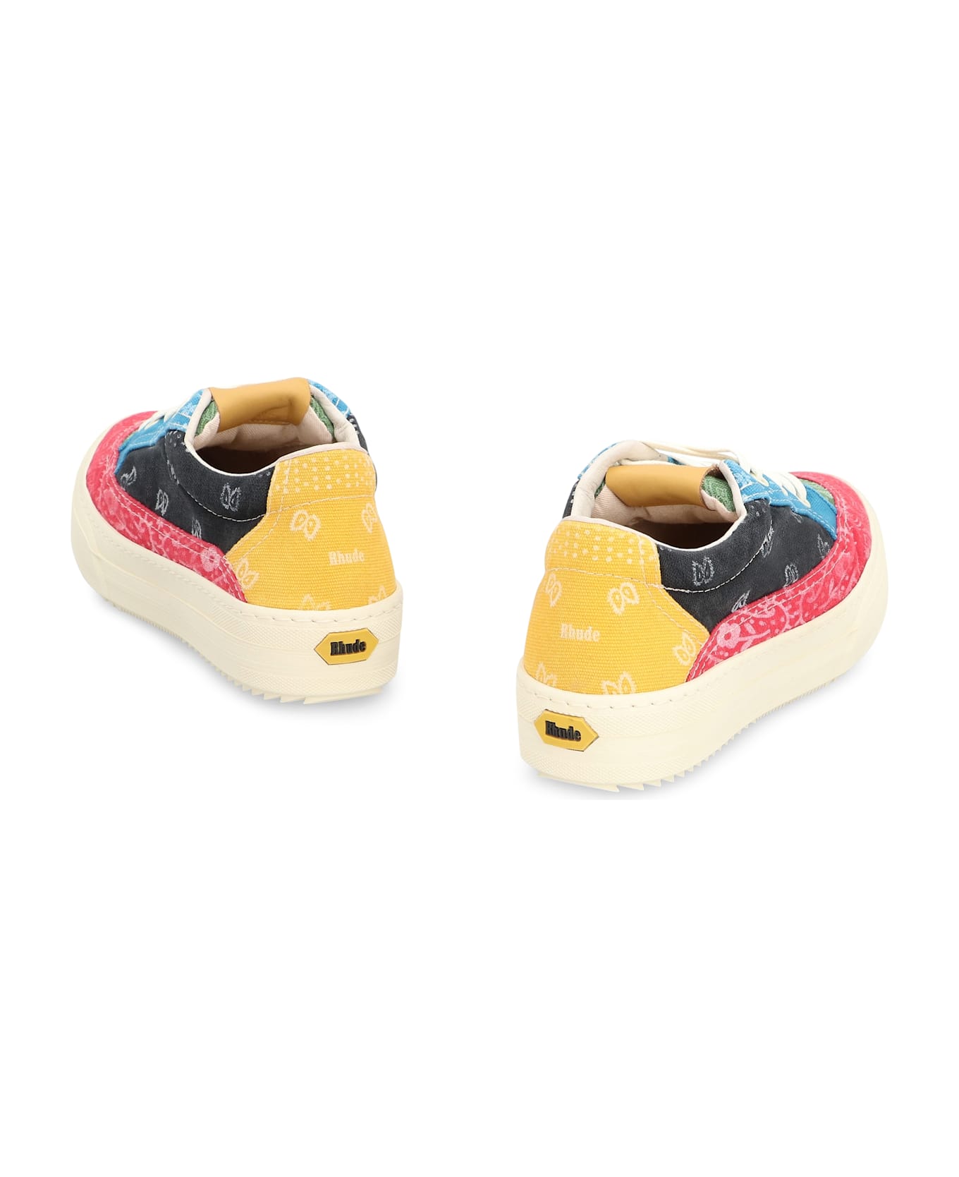 Rhude V2 Bandana Low-top Sneakers - Multicolor