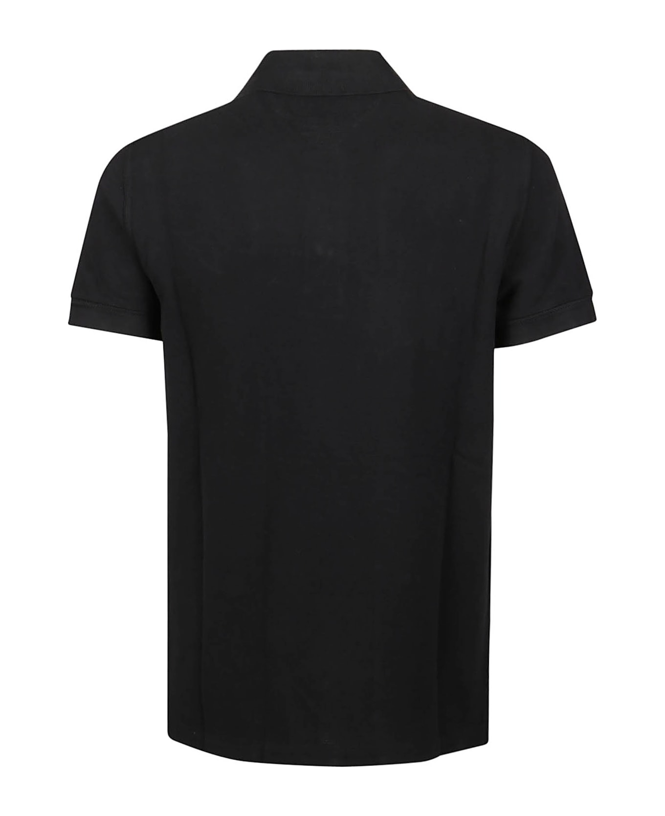 Tom Ford Tennis Piquet Short Sleeve Polo Shirt - Black ポロシャツ
