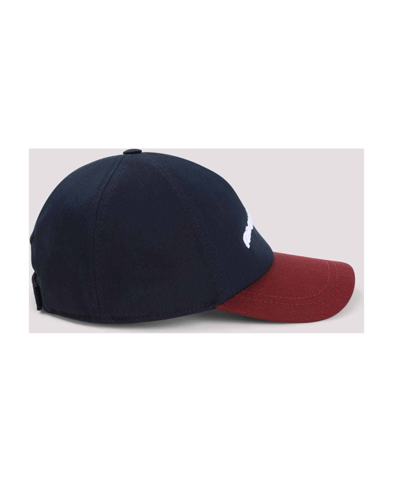 Miu Miu Cotton Hat - L Blu Bordeaux