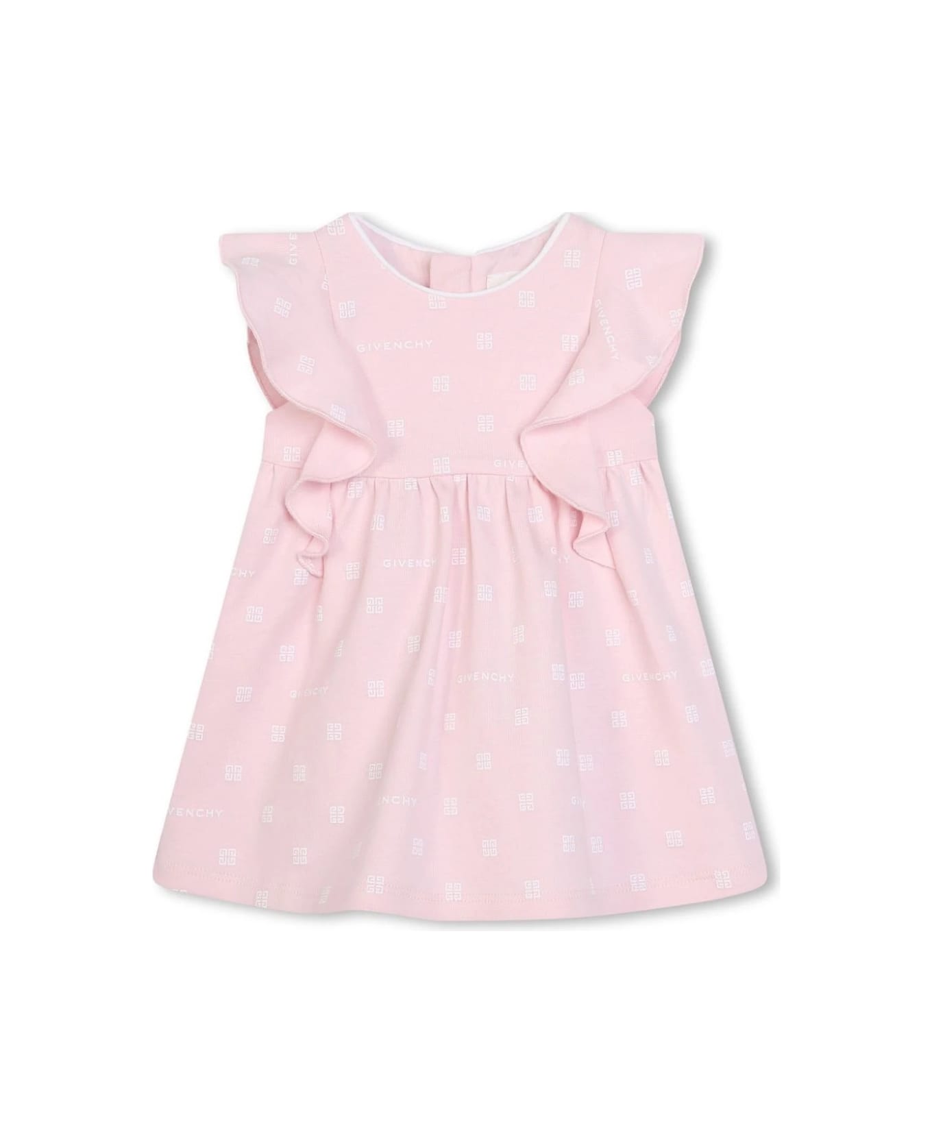 Givenchy 4g Pink Dress With Headband And Culotte - Pink ボディスーツ＆セットアップ