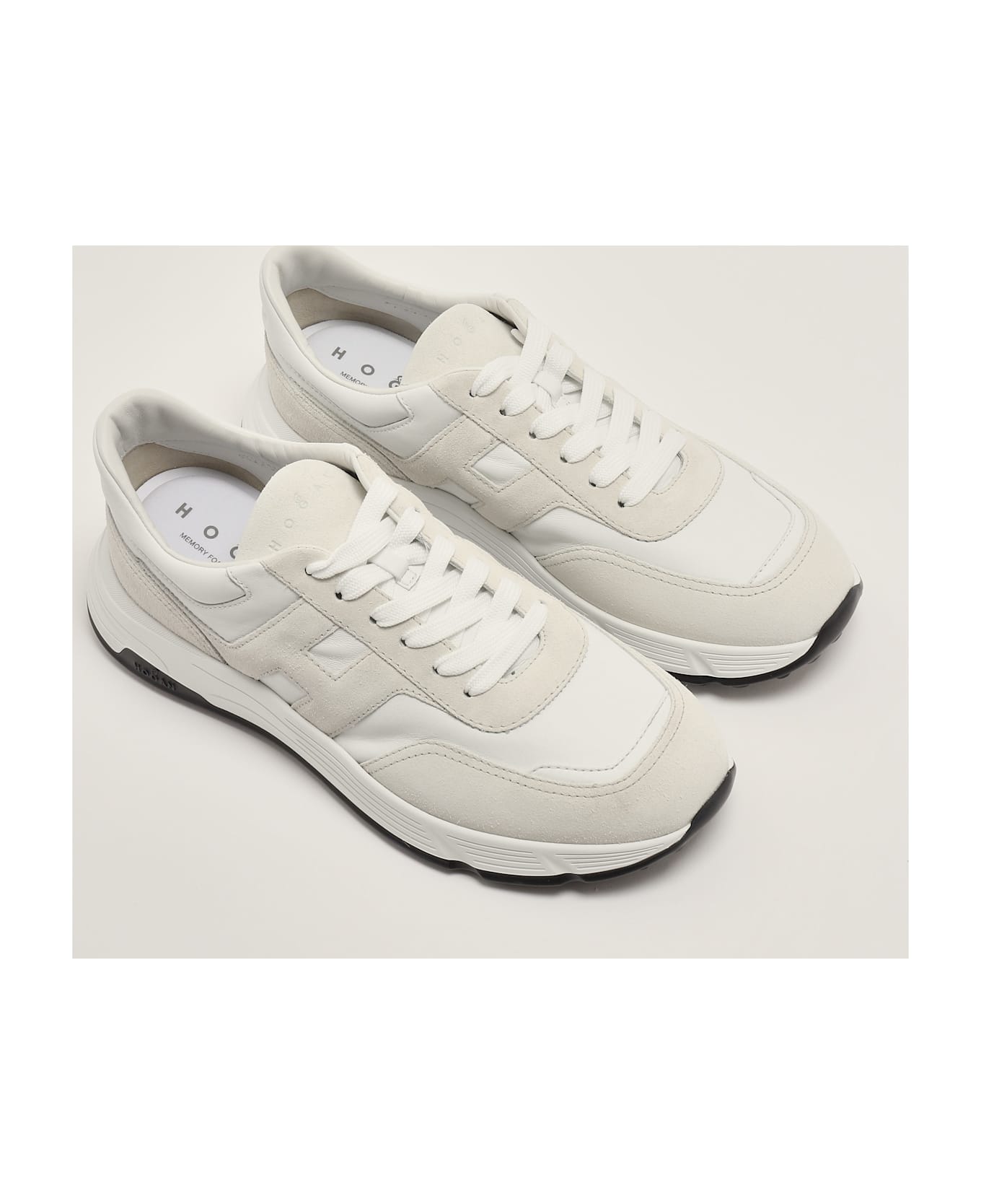 Hogan Hyperlight Allacciata Nuova H Sneaker - BIANCO