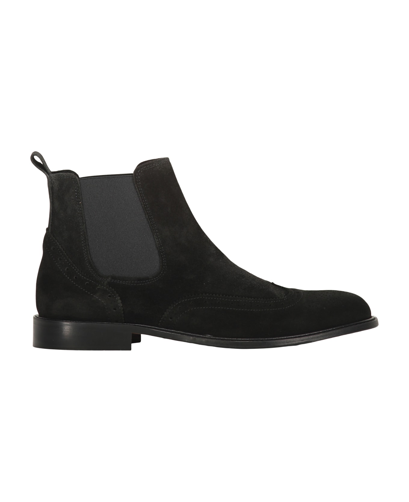 Bruno Magli Suede Chelsea Boots - black