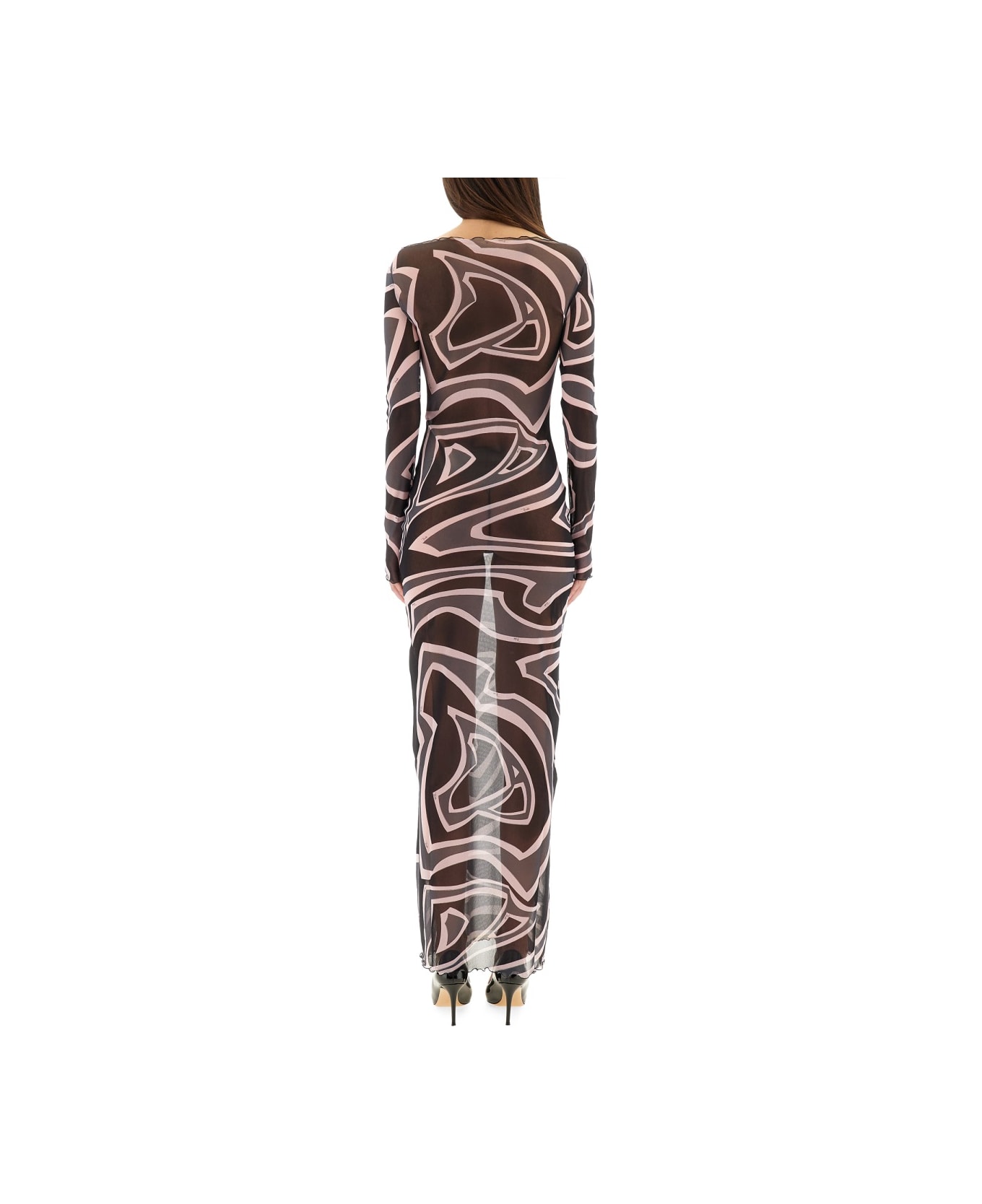 Pucci Labyrinth Print Dress - MULTICOLOUR