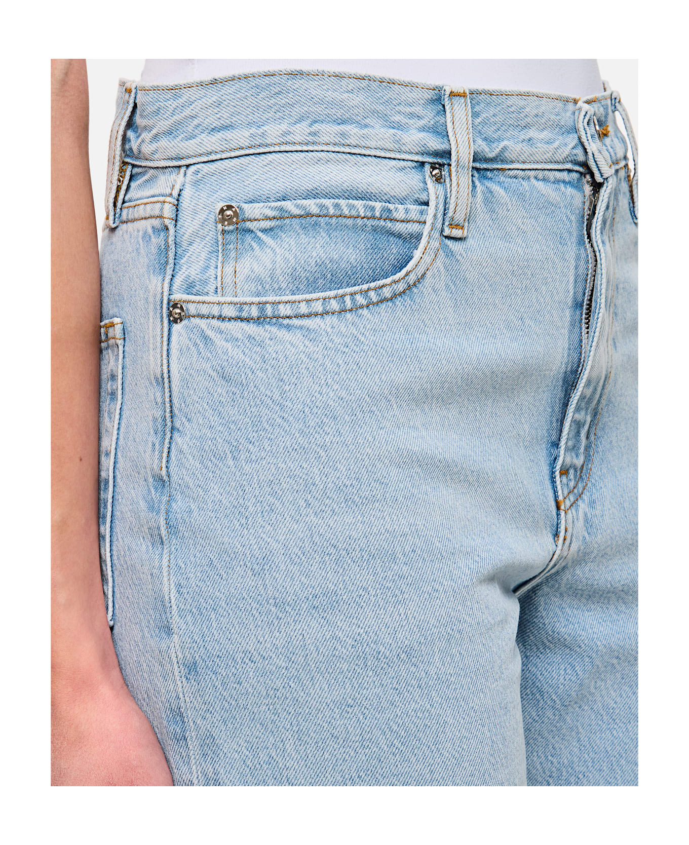 Frame Le Jane Crop - Clear Blue