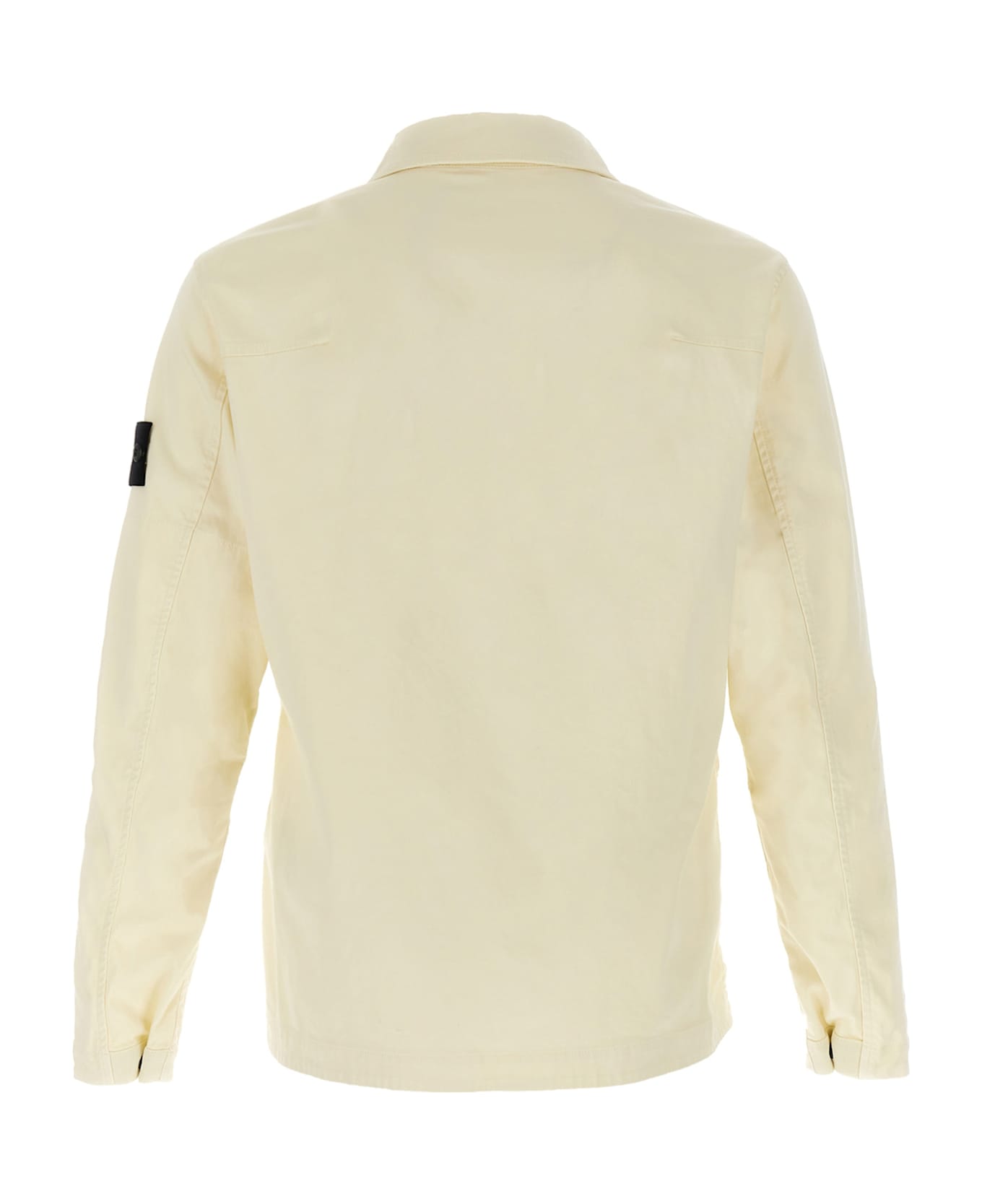 Stone Island Cotton Overshirt - White
