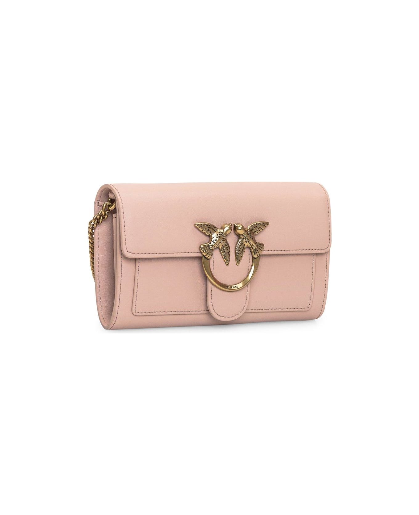 Pinko Love One Wallet - Pink クラッチバッグ