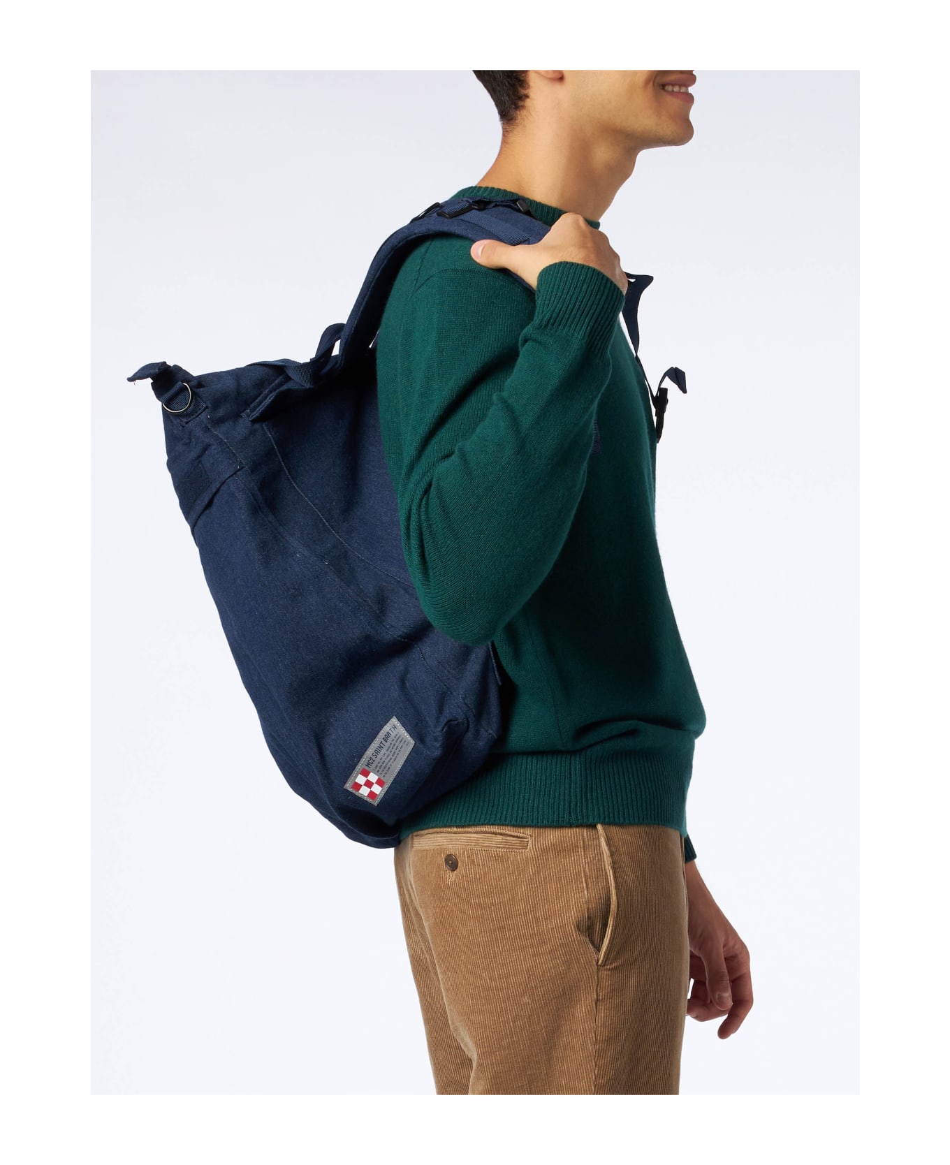 MC2 Saint Barth Denim Canvas Backpack Helmut