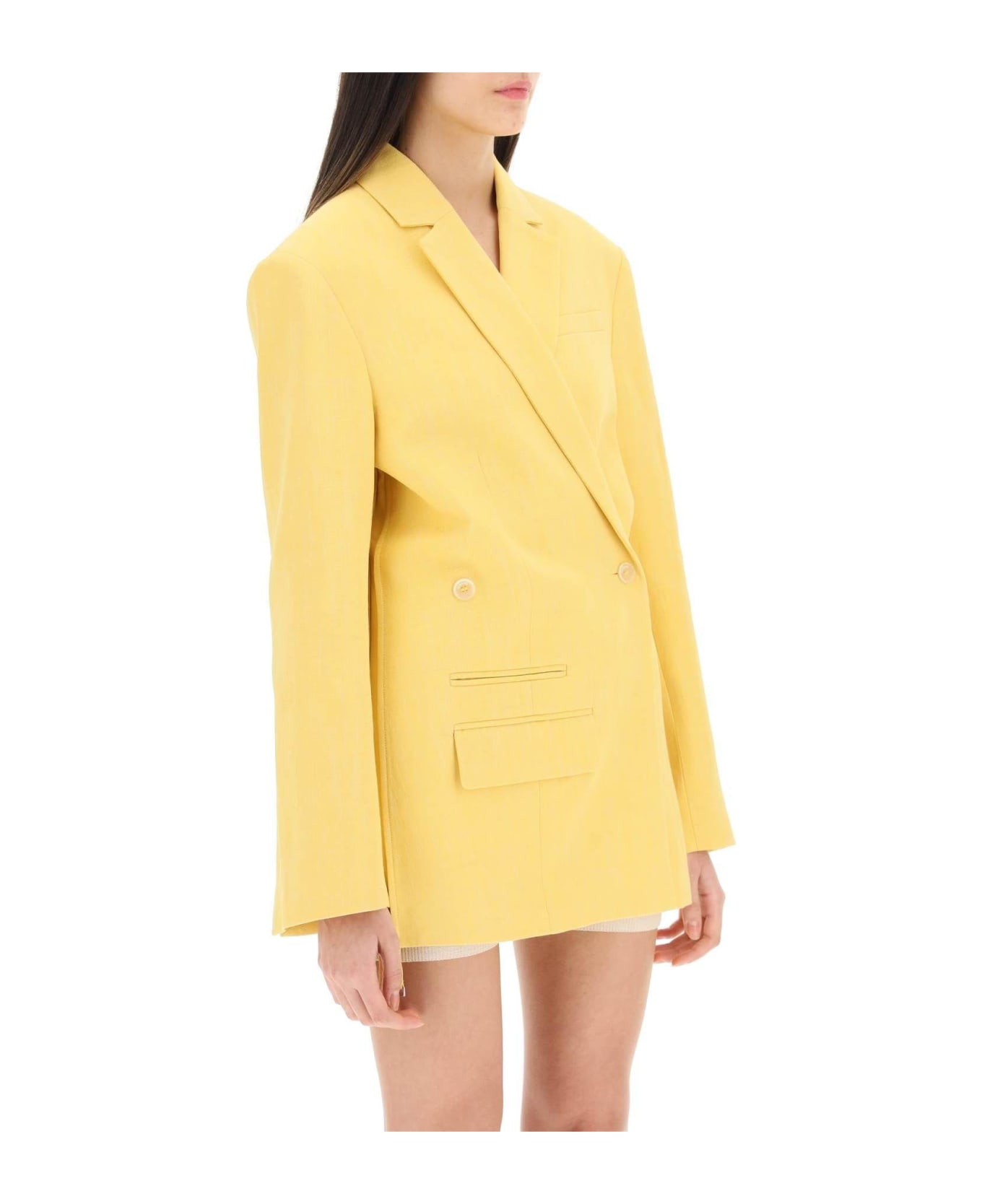 Jacquemus Double-breasted Blazer - Yellow ブレザー