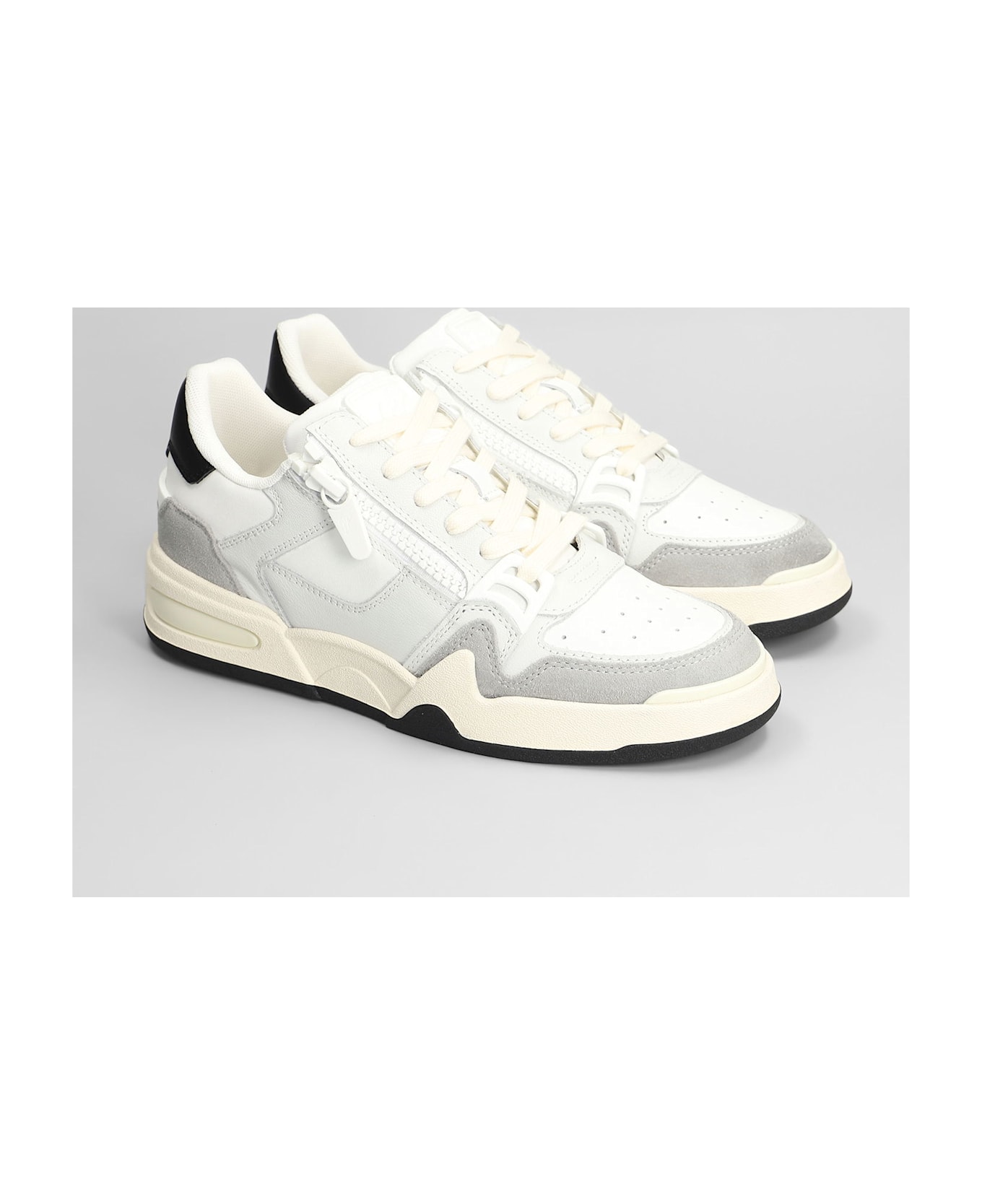 Giuseppe Zanotti Gz-shost Sneakers In White Leather - white