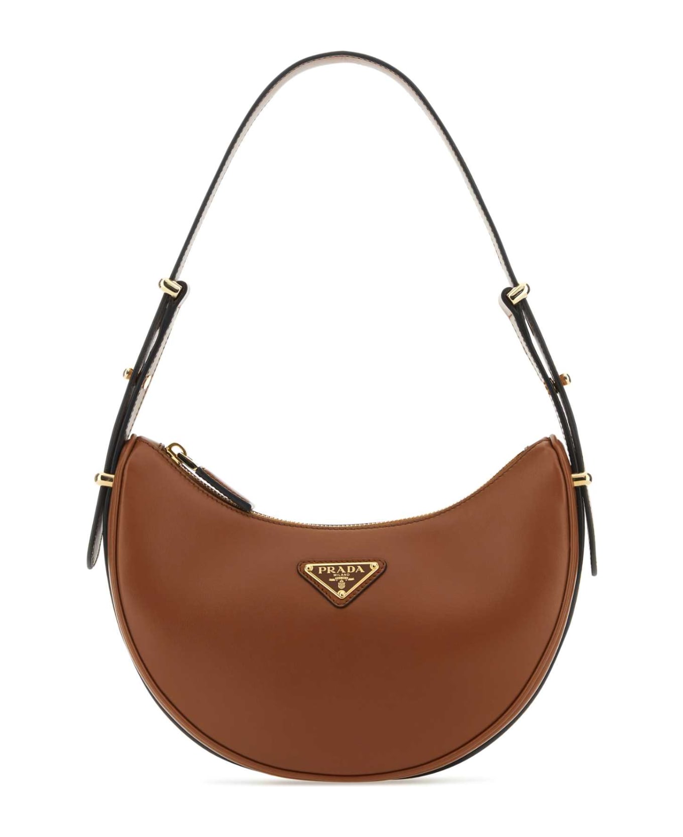 Prada Caramel Leather Arquã¨ Handbag - Xug Cognac N