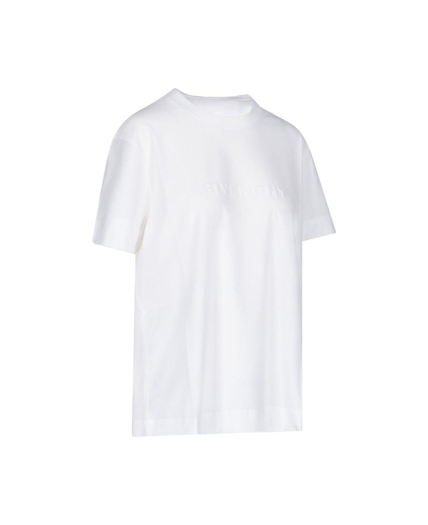 Givenchy Logo T-shirt - WHITE Tシャツ