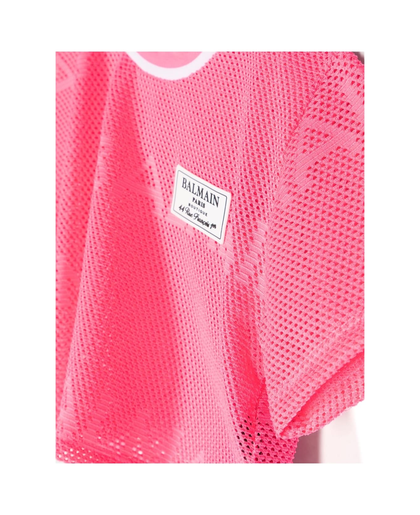Balmain T-shirt With Application - Pink