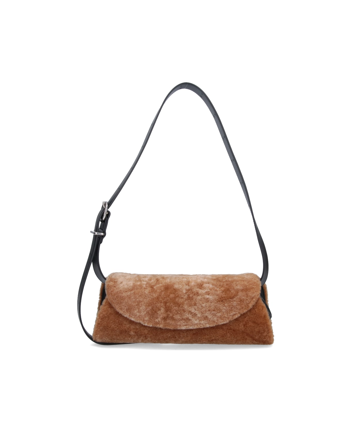 Jil Sander 
cannolo
 Small Crossbody Bag - Brown