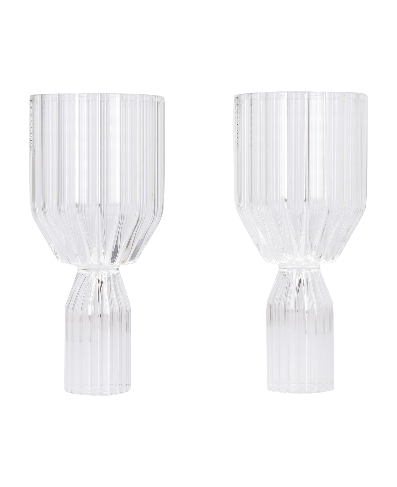 Sandro Ferrone Margot Collection Set Of Two White Wine Goblet - Transparent