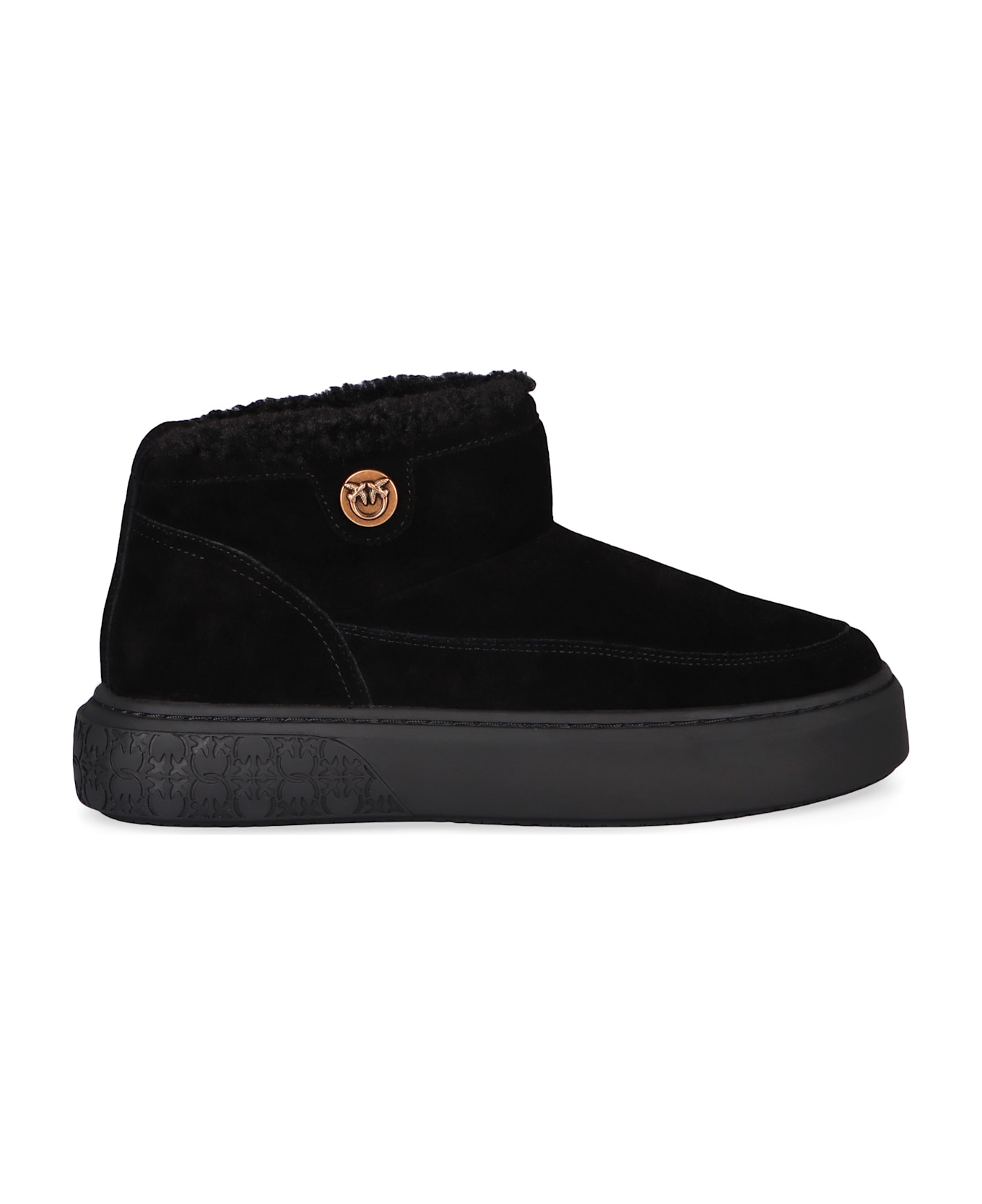 Pinko Yoko Suede Ankle Boots - black