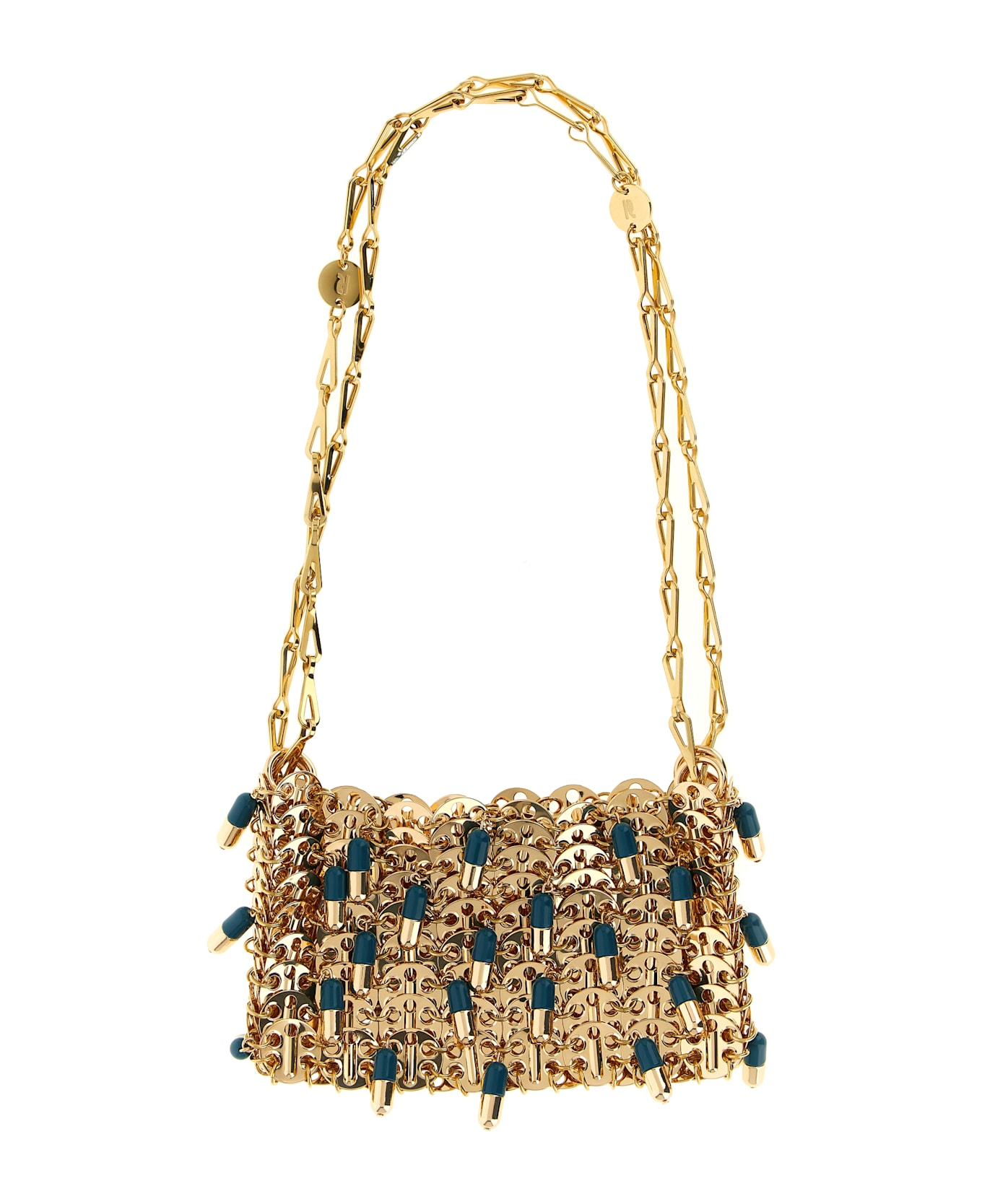 Paco Rabanne 
1969 Nano Pils
 Shoulder Bag - Gold