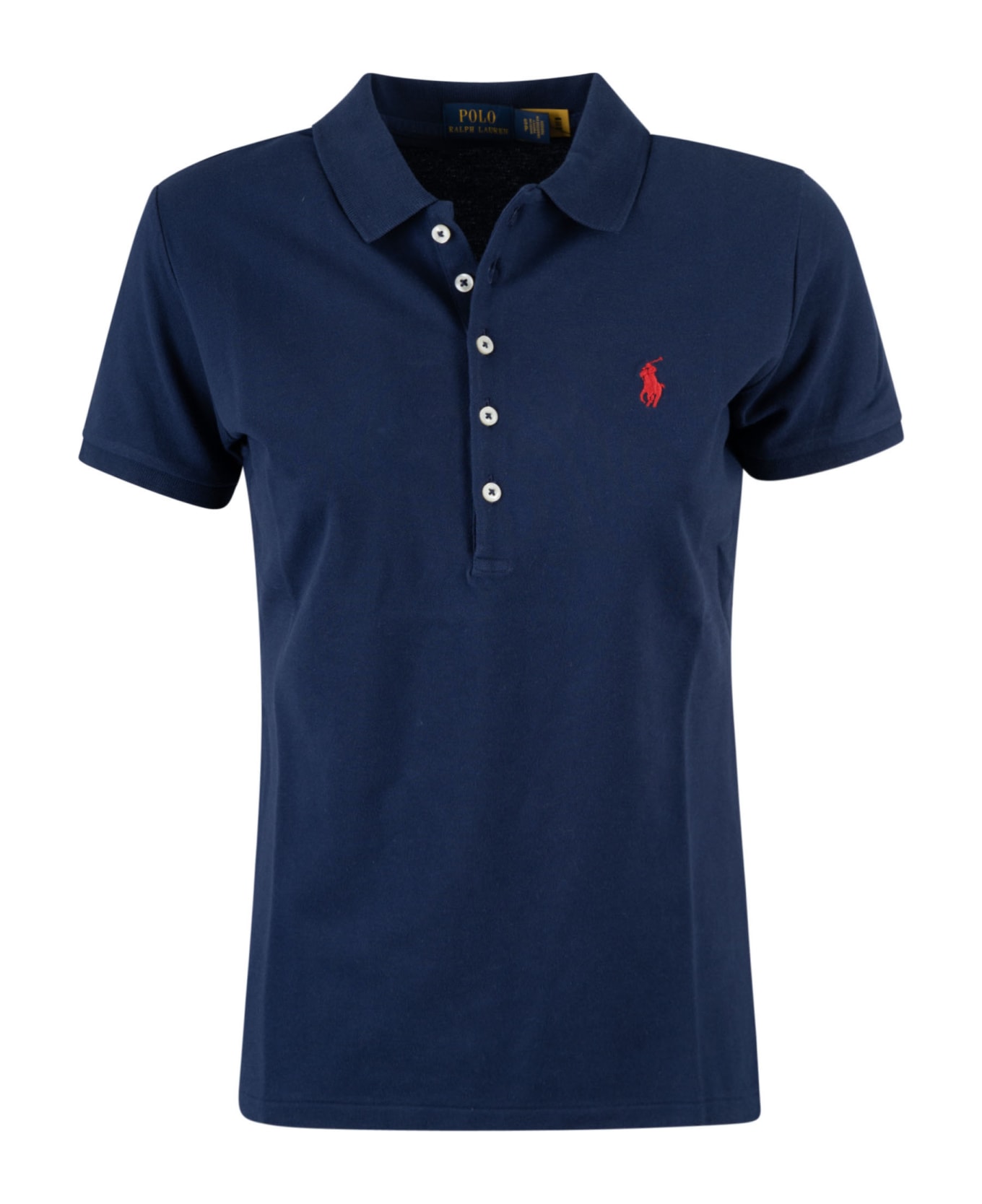 Polo Ralph Lauren Logo Polo Shirt - Newport Navy
