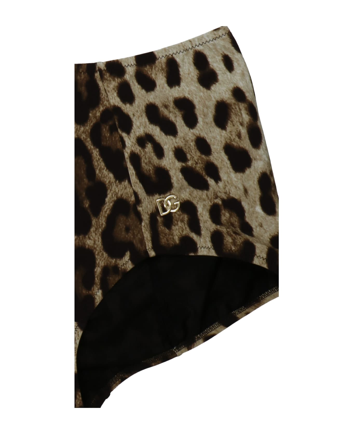 Dolce 
Gabbana Animal Print Briefs - Brown