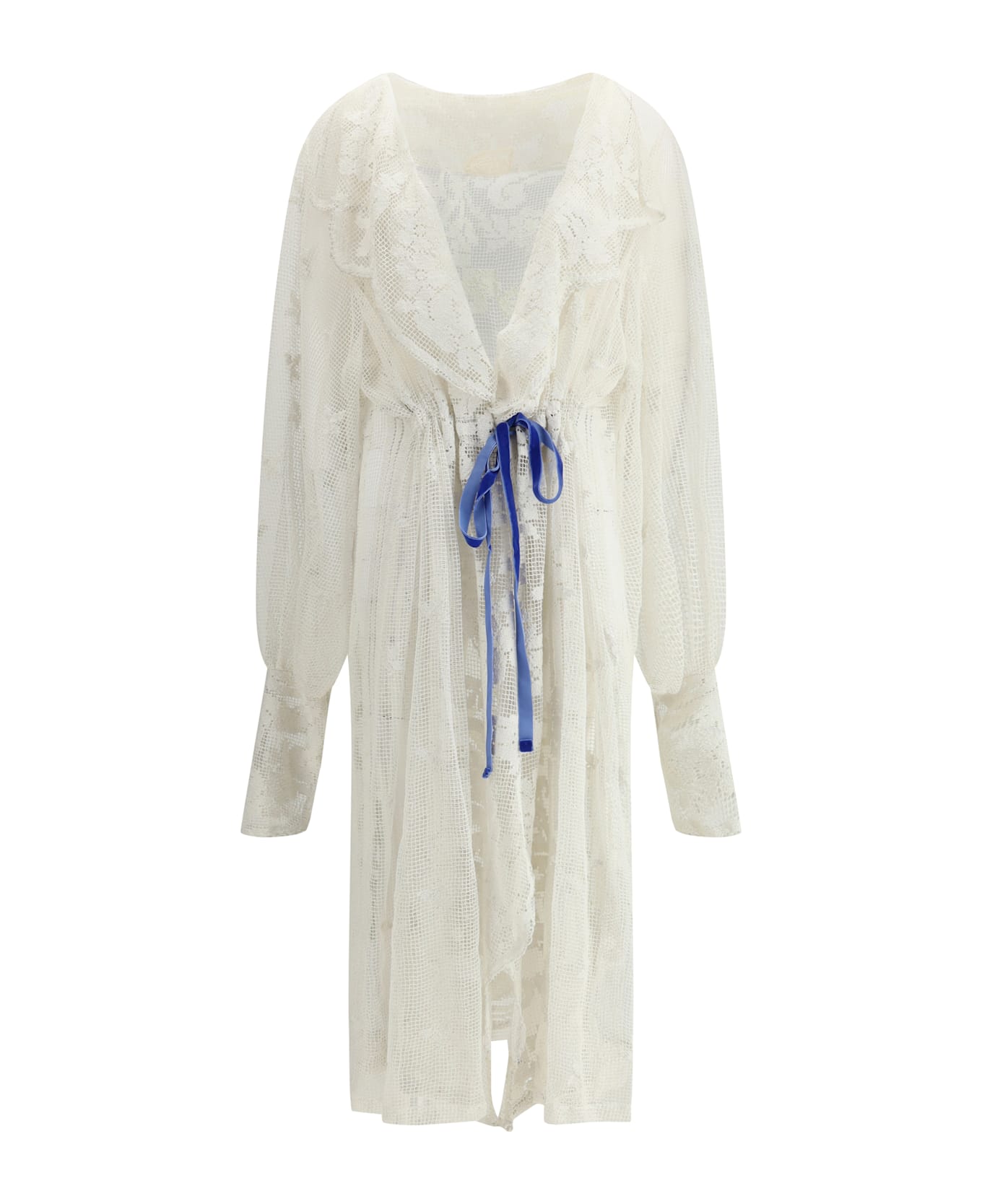 Ella Crocheted Design Long Jacket