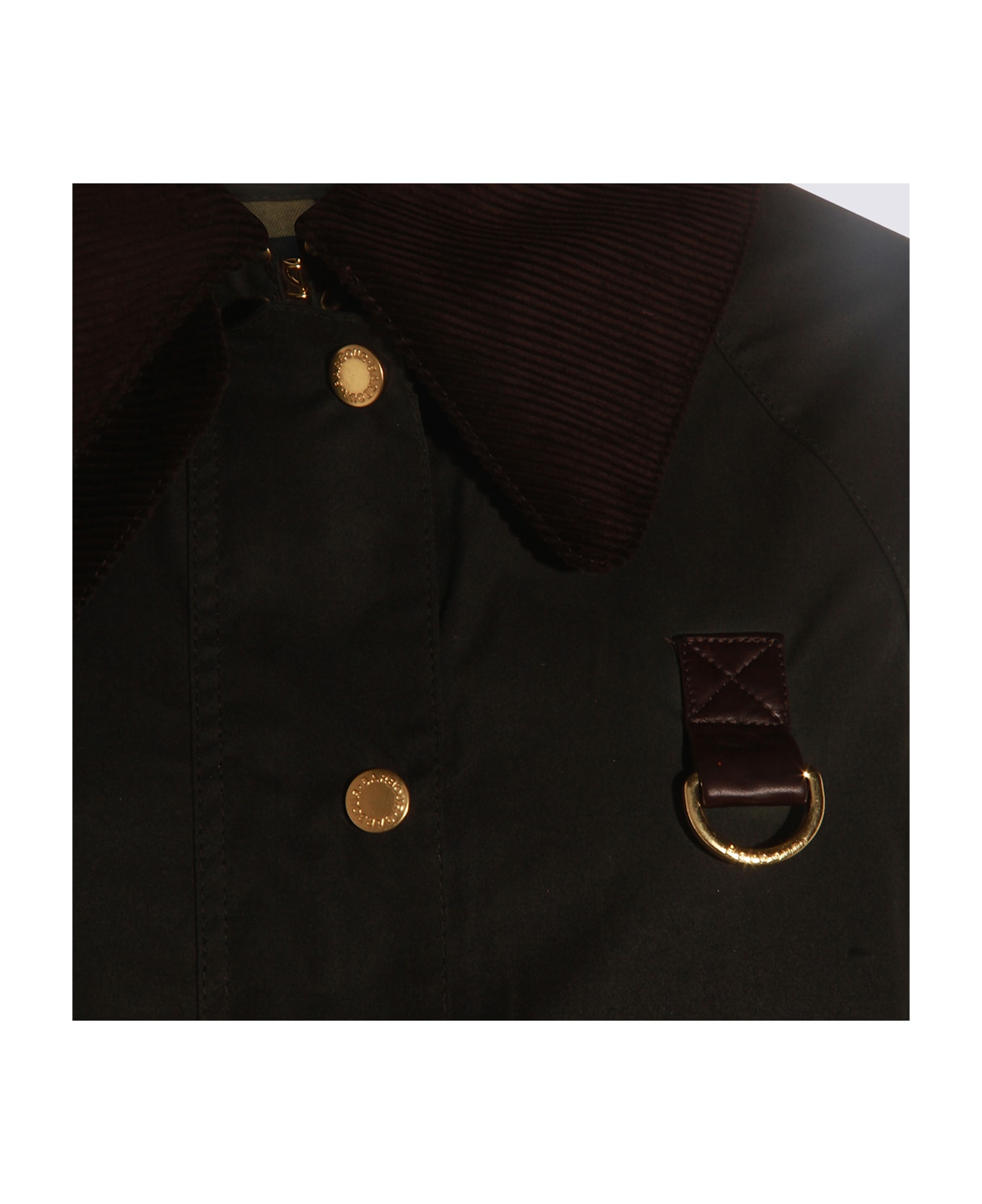 Barbour Green Cotton Casual Jacket - SAGE