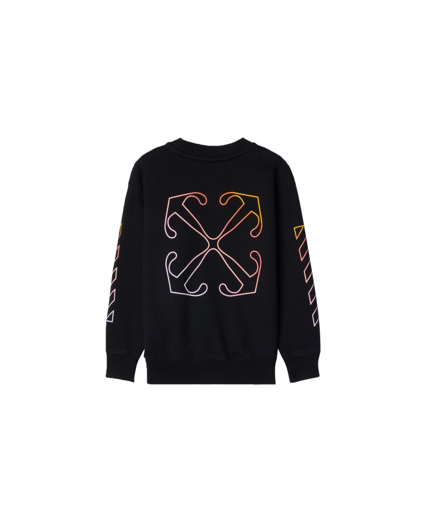 Off-White Arrow Rainbow Crewneck - BLACK