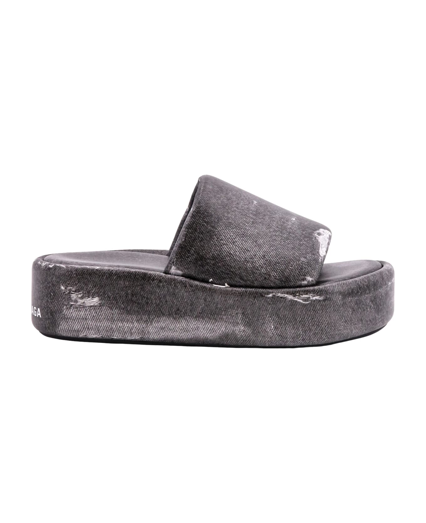 Balenciaga Slide Sandals - Black