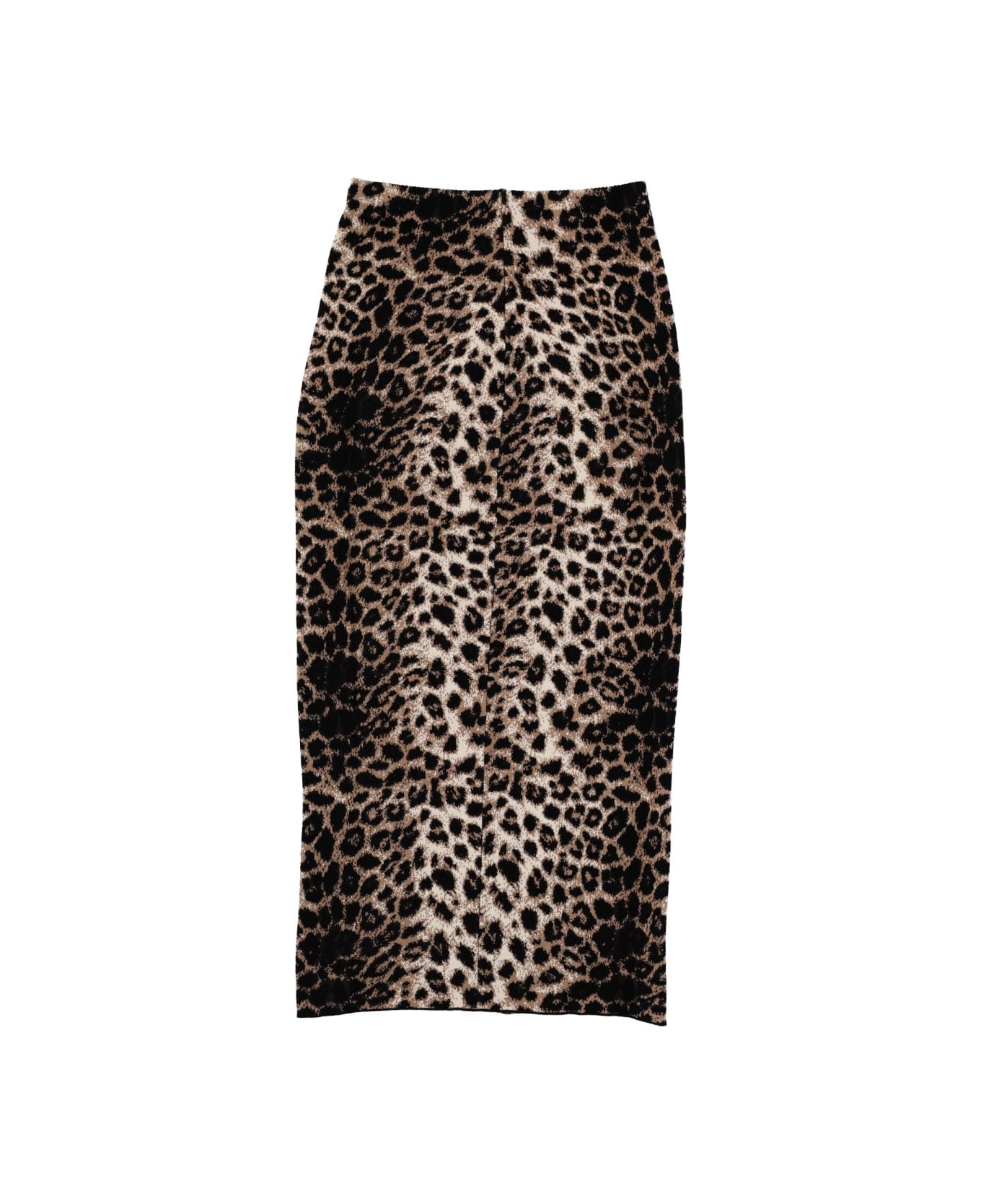 Circus Hotel Jacquard Midi Skirt - ANIMALIER