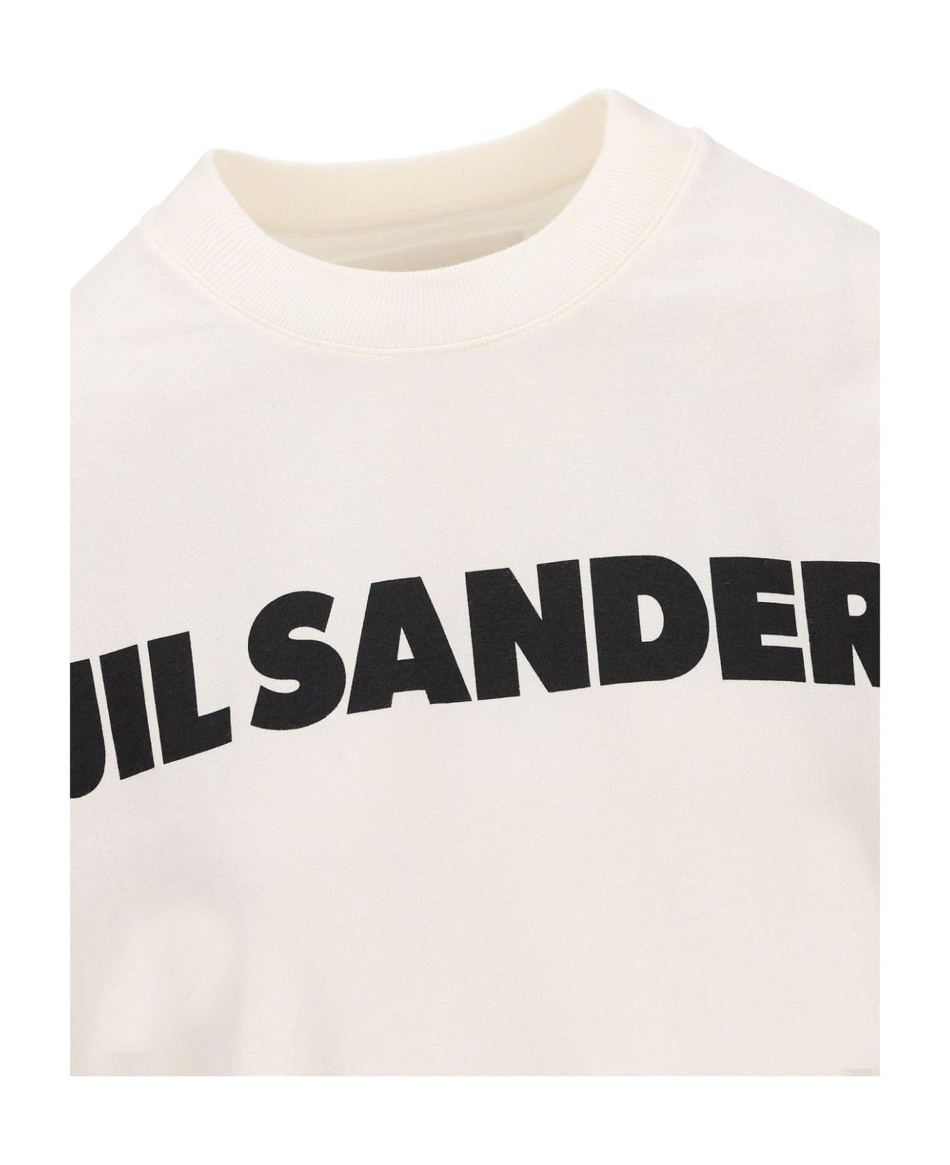 Jil Sander Long-sleeved Crewneck T-shirt - WHITE