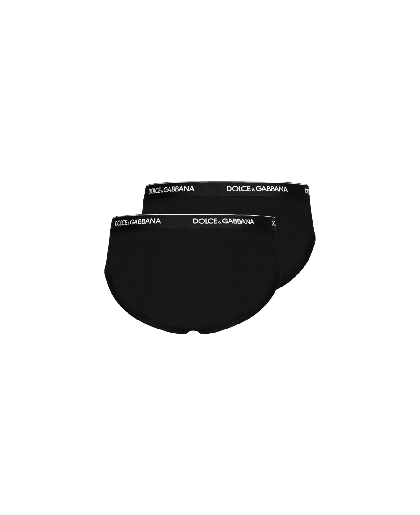 Dolce & Gabbana Bi-pack Briefs "brando" - BLACK