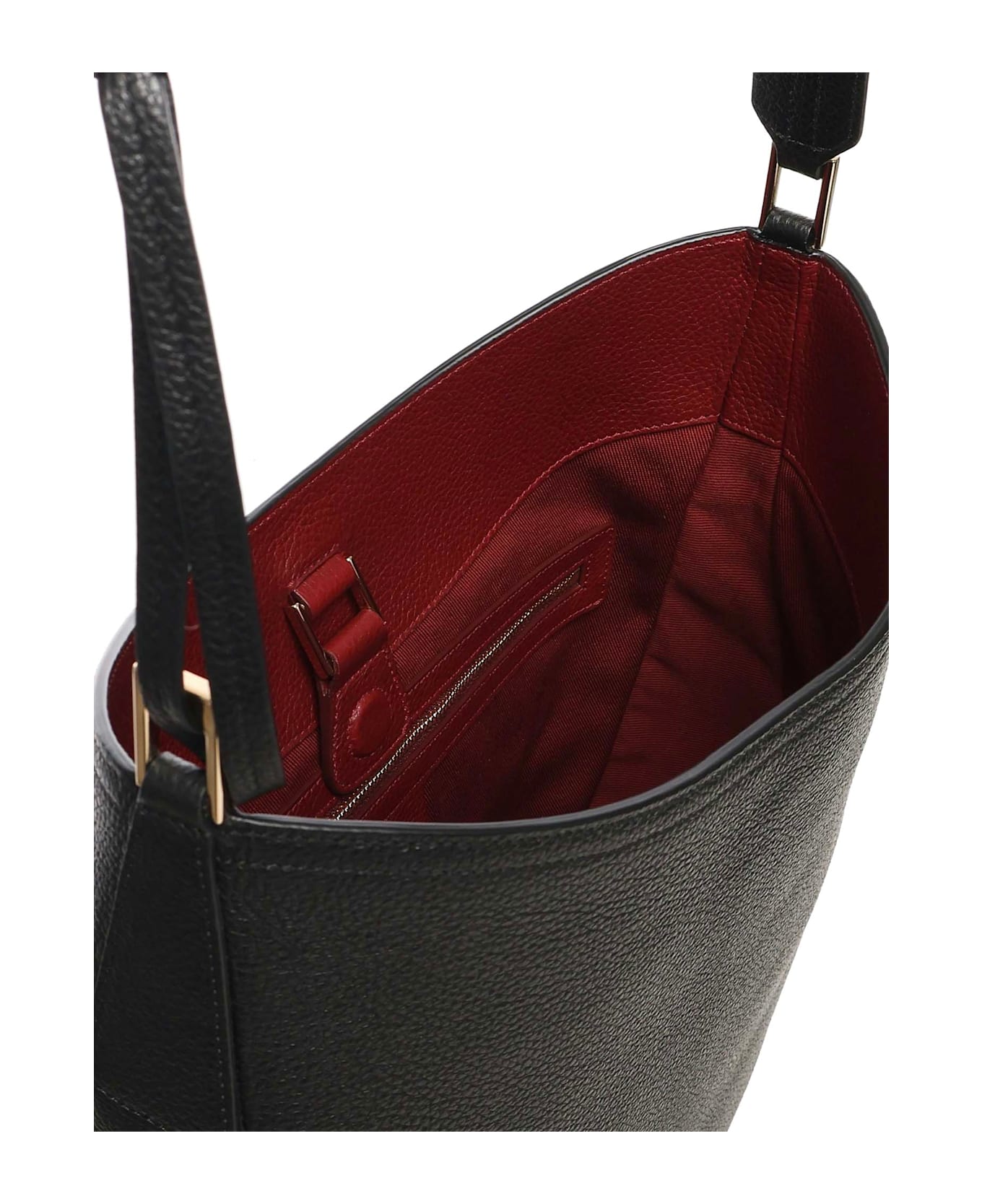 Ferragamo North-south Hobo Bag - Black
