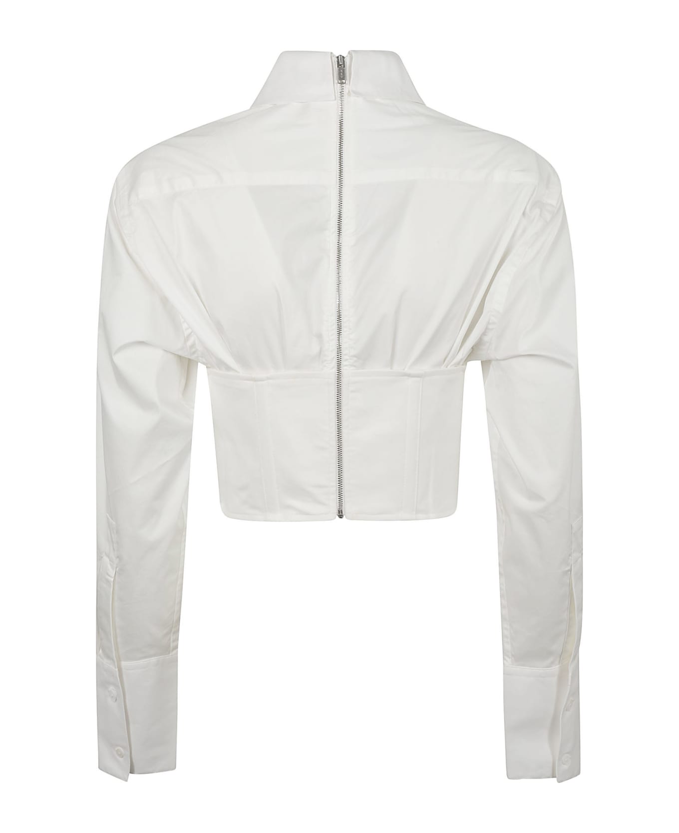 Dion Lee Crop Shirt - White シャツ