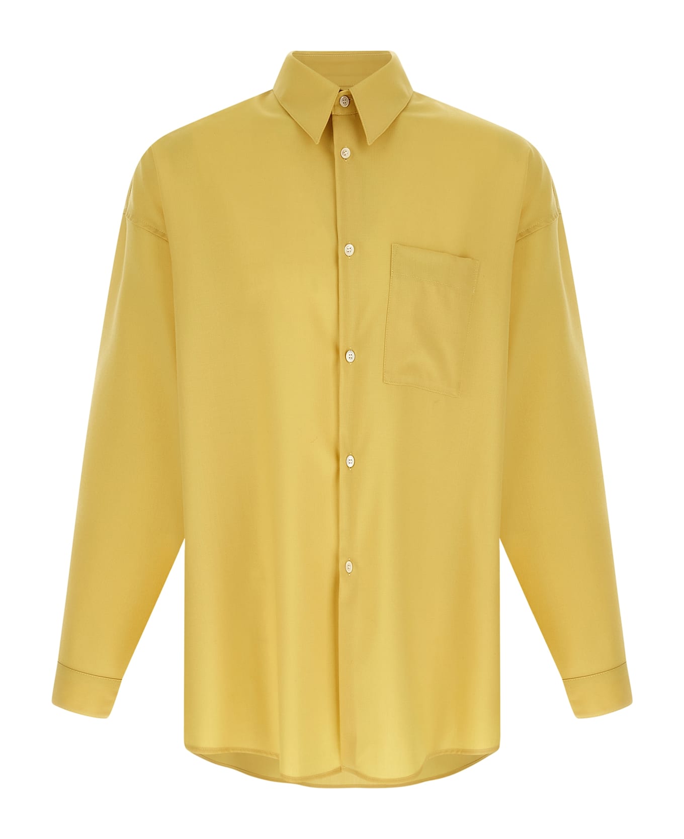 Marni 'tropical Wool' Shirt - Yellow