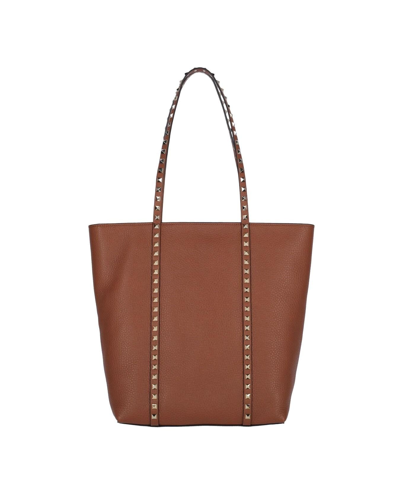 Valentino Garavani 
rockstud
 Tote Bag - Brown