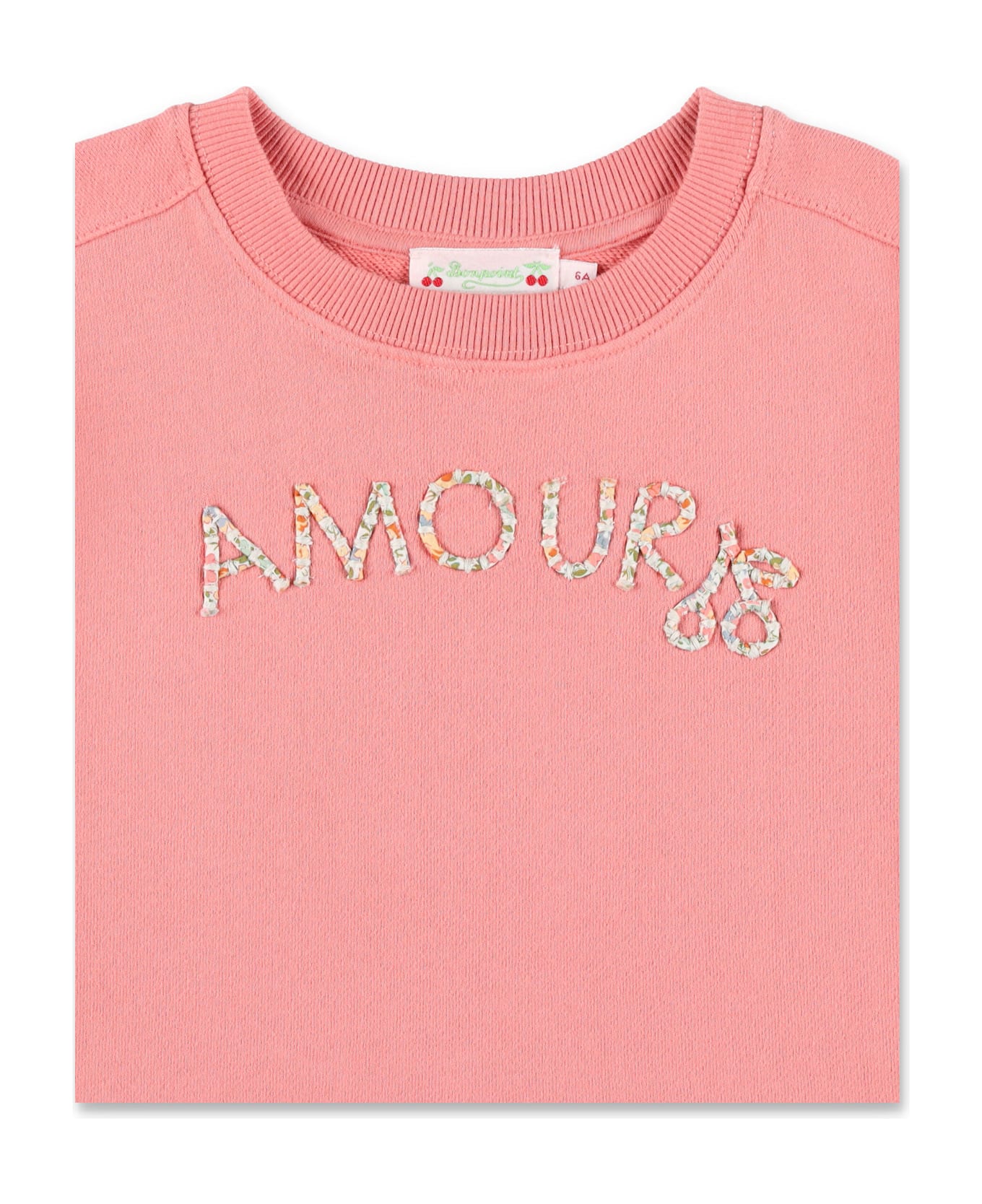 Bonpoint Kid - Embroidered Gena Sweatshirt - PINK
