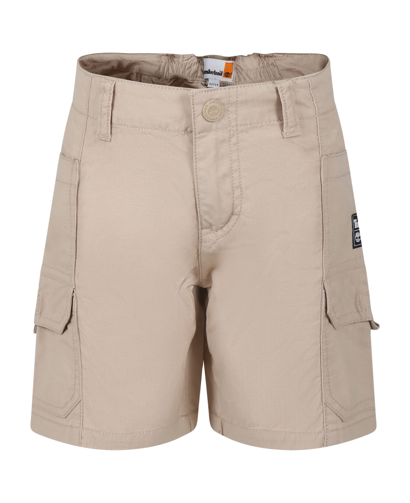 Timberland Beige Casual Shorts For Boy - Beige ボトムス