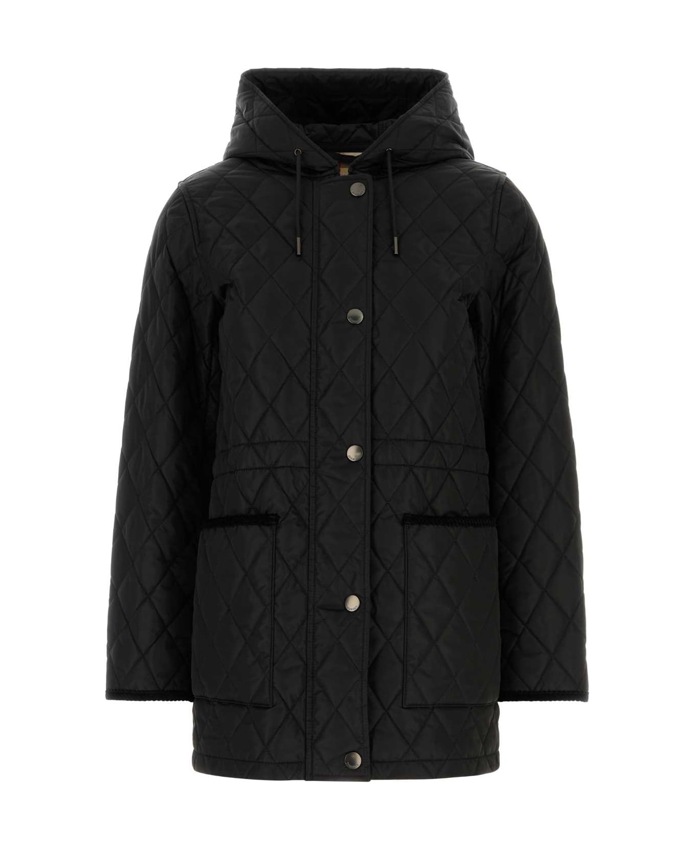 Burberry Black Nylon Jacket - BLACKSANDIPCHECK