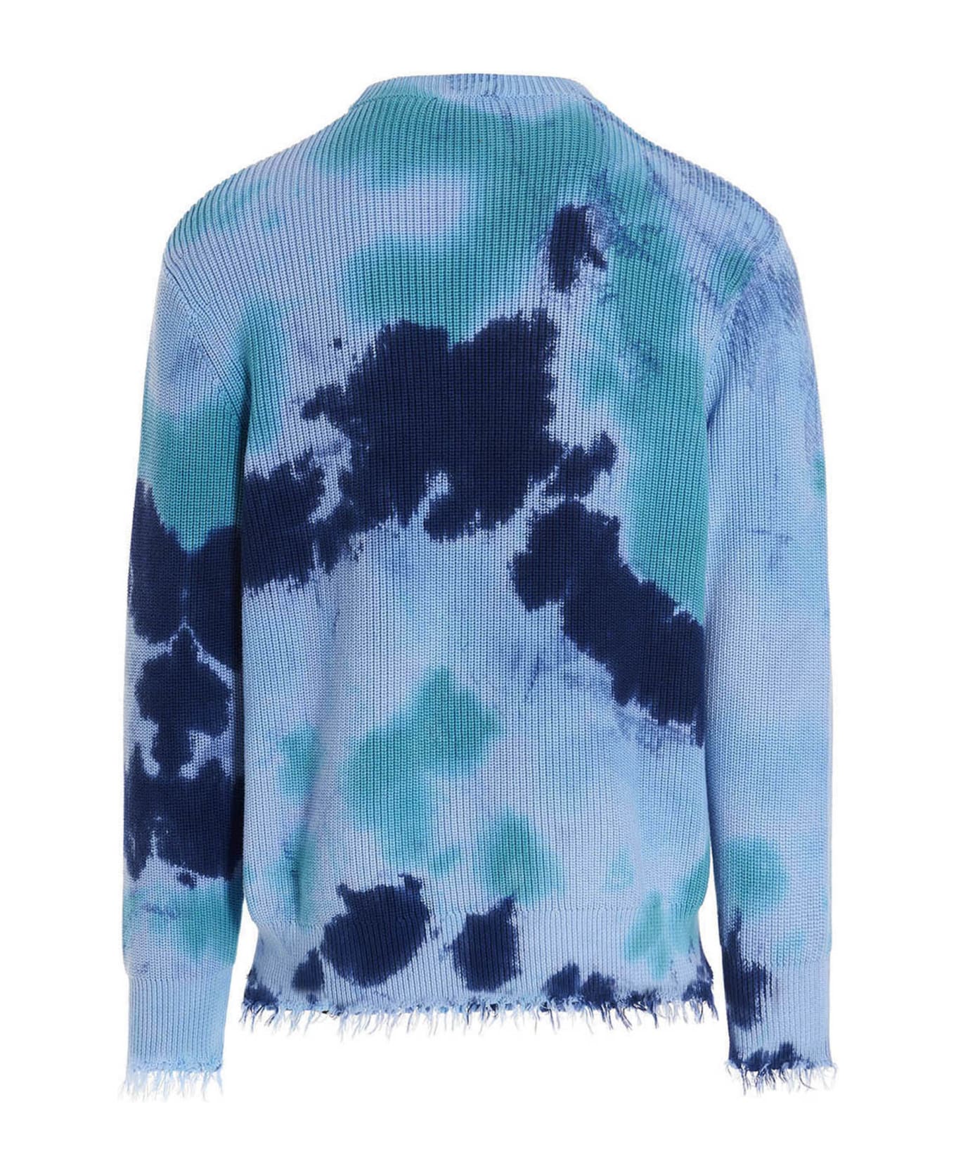 Mauna Kea Tie-dye Sweater - Light Blue