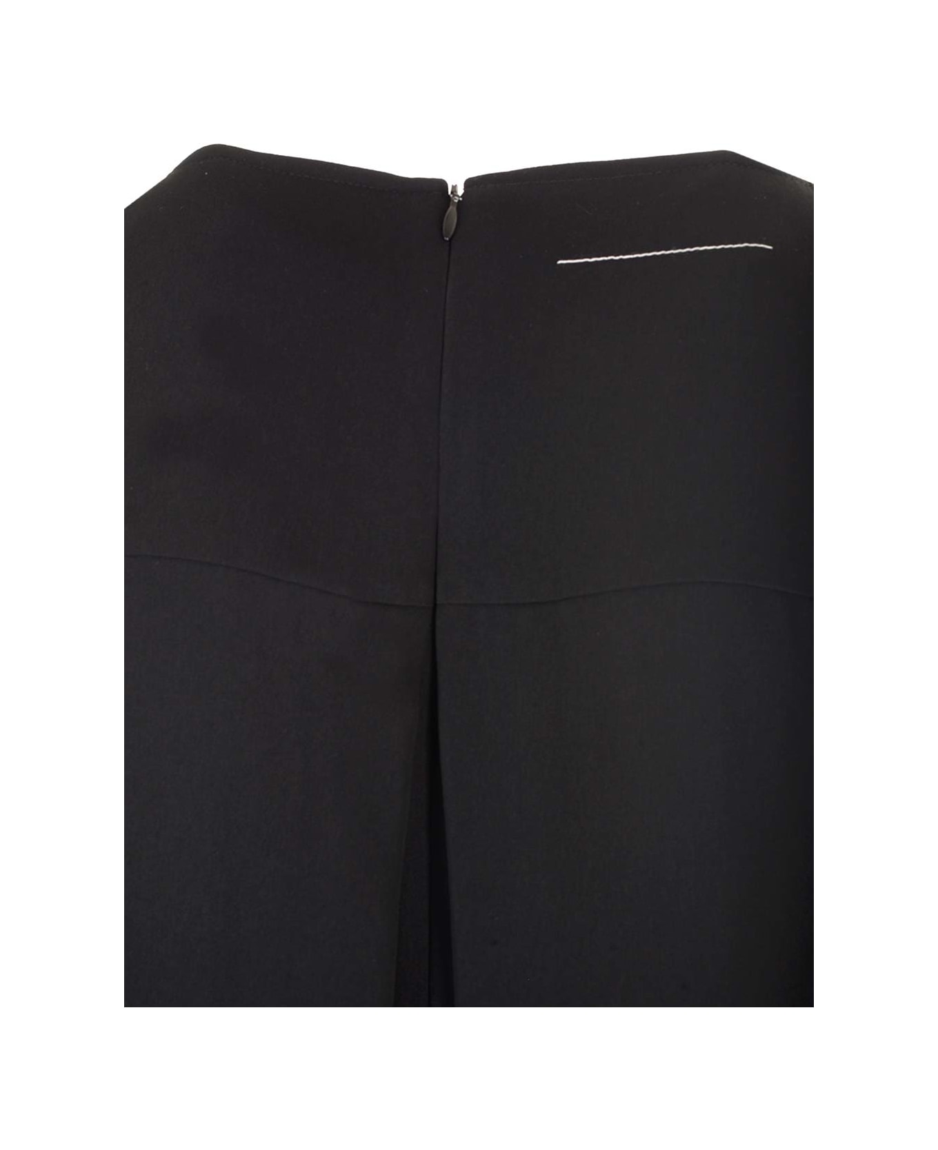 MM6 Maison Margiela Wide Leg Jumpsuit - Black ワンピース＆ドレス
