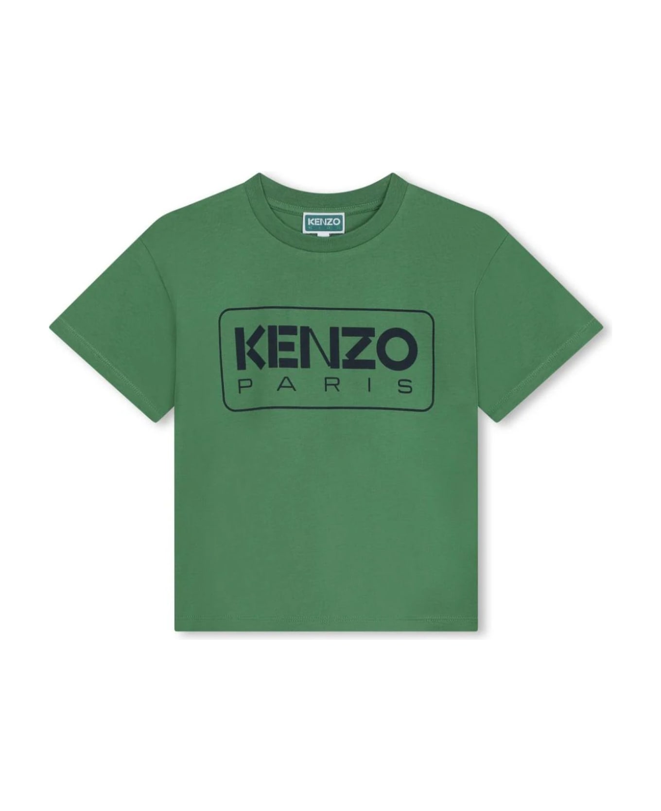 Kenzo Kids T-shirts And Polos Green - Green