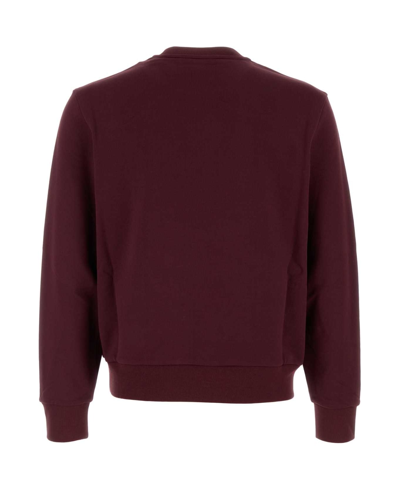 Moncler Burgundy Cotton Sweatshirt - 468