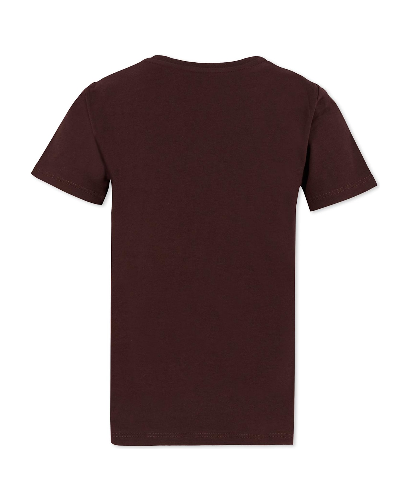 Gucci Brown T-shirt For Kids With Logo - Brown