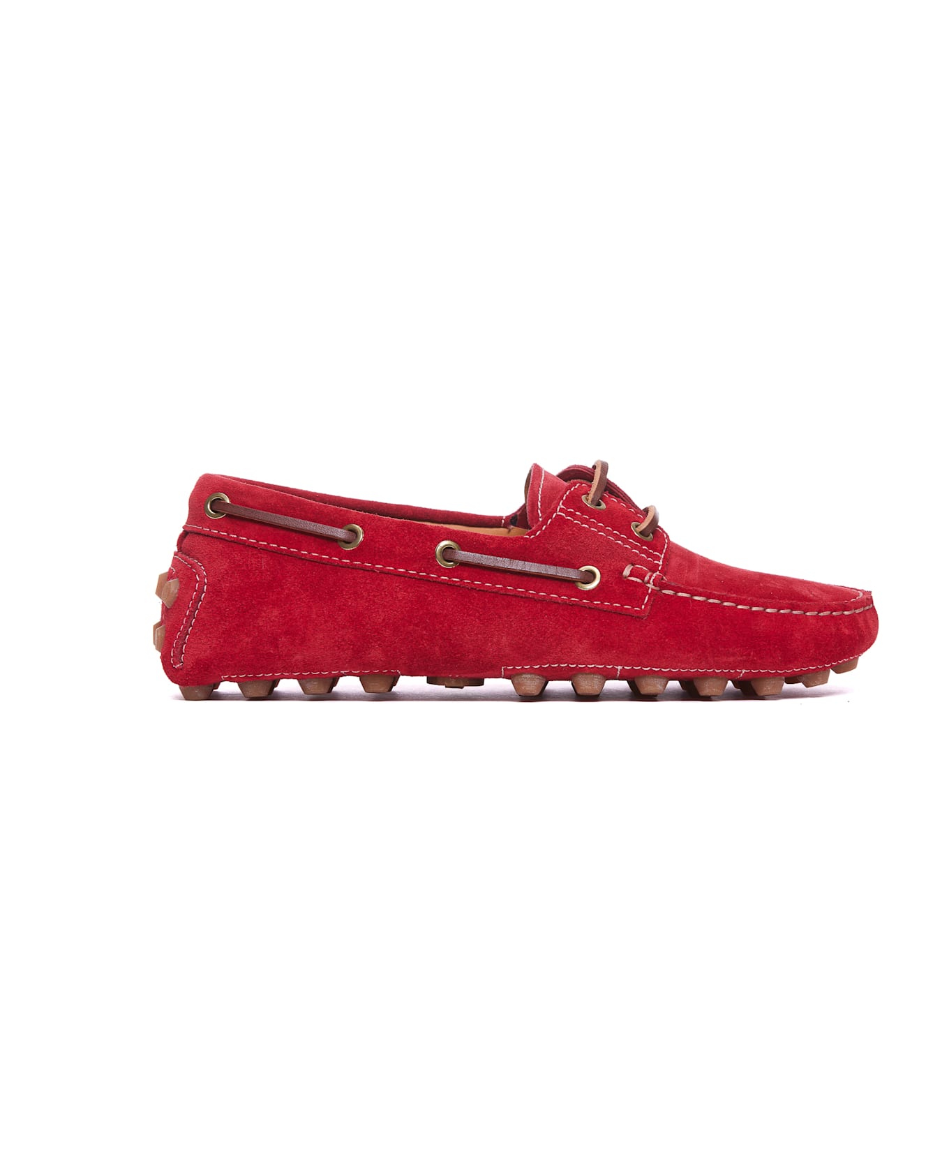 Tod's Gommino Macro 52k Loafers - Red