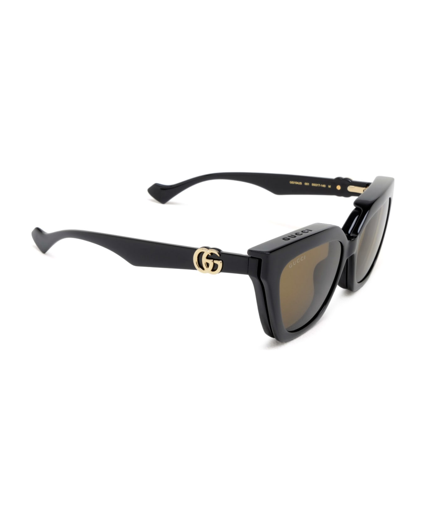 Gucci Eyewear Gg1542s Black Sunglasses - Black サングラス