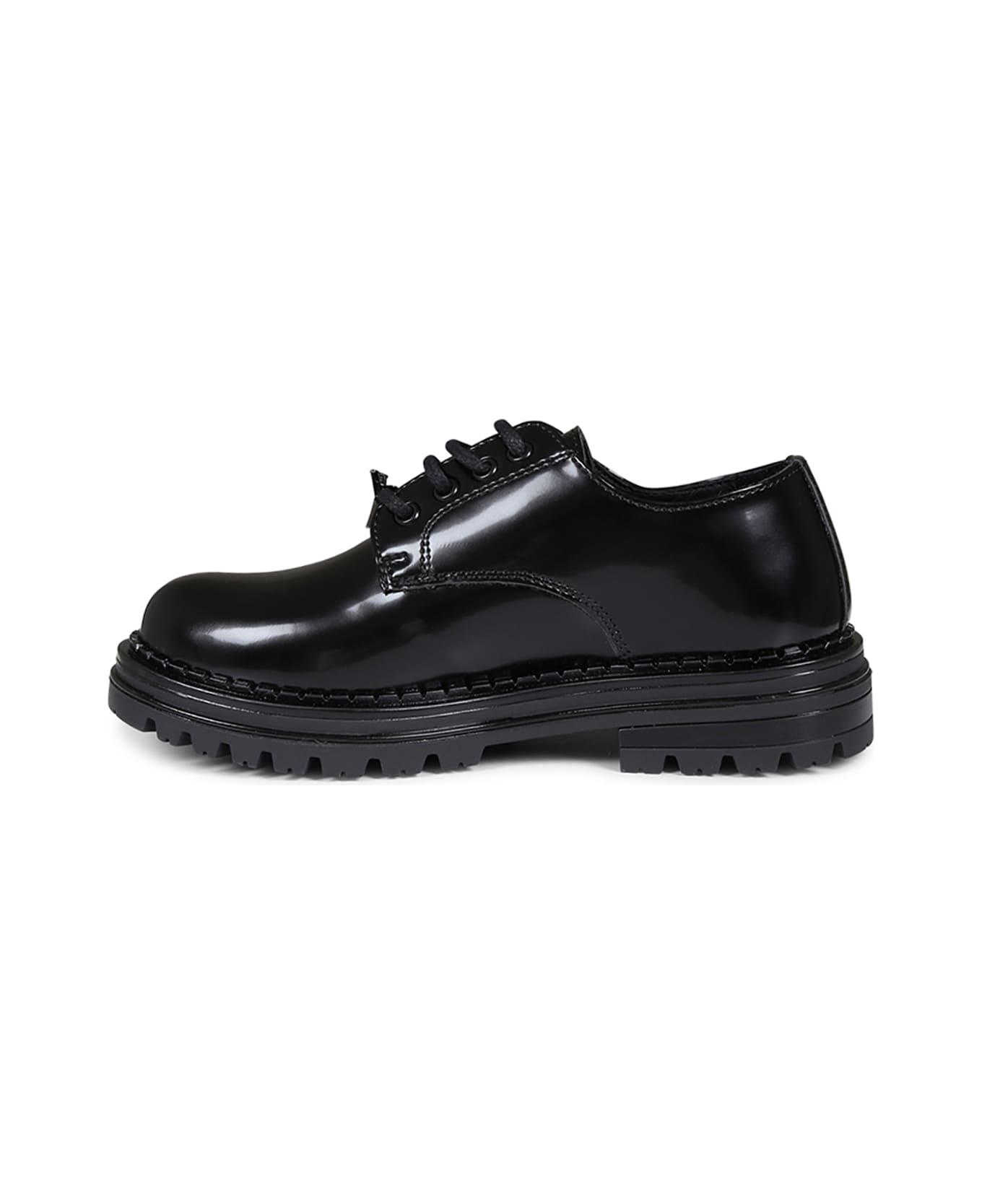 Calvin Klein Laced-up Shoes For Boy - Black