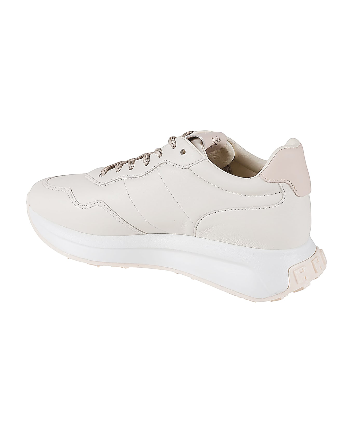 Hogan H641 H Patch Sneakers - Panna