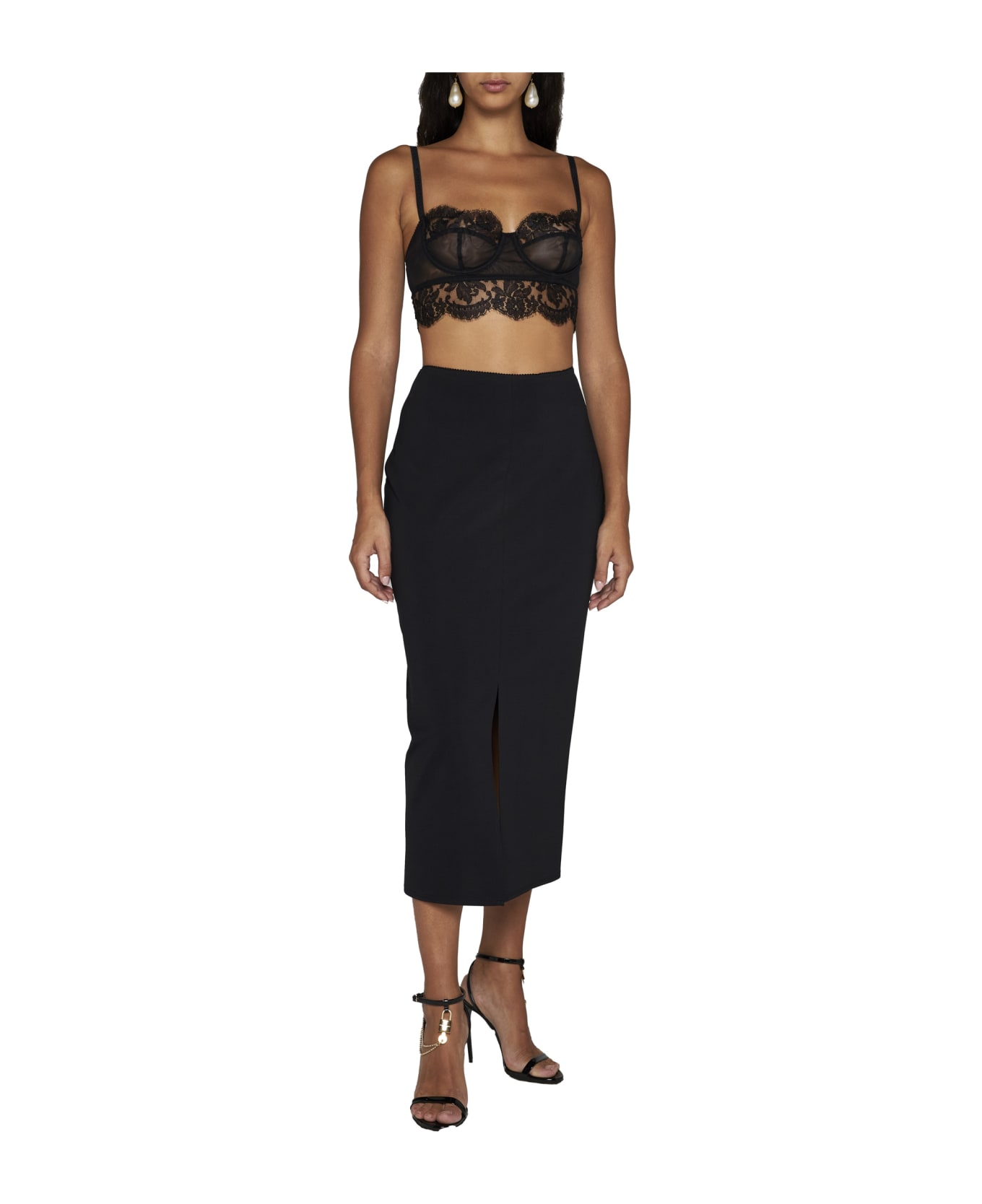 Dolce & Gabbana Long Skirt - NERO (Black)