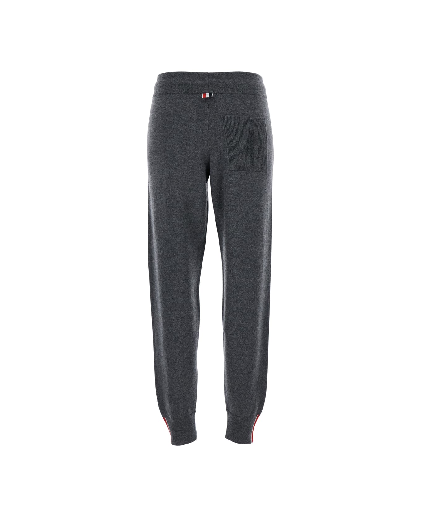 Thom Browne Grey Pants With Drawstring In Cashmere Woman - Grey