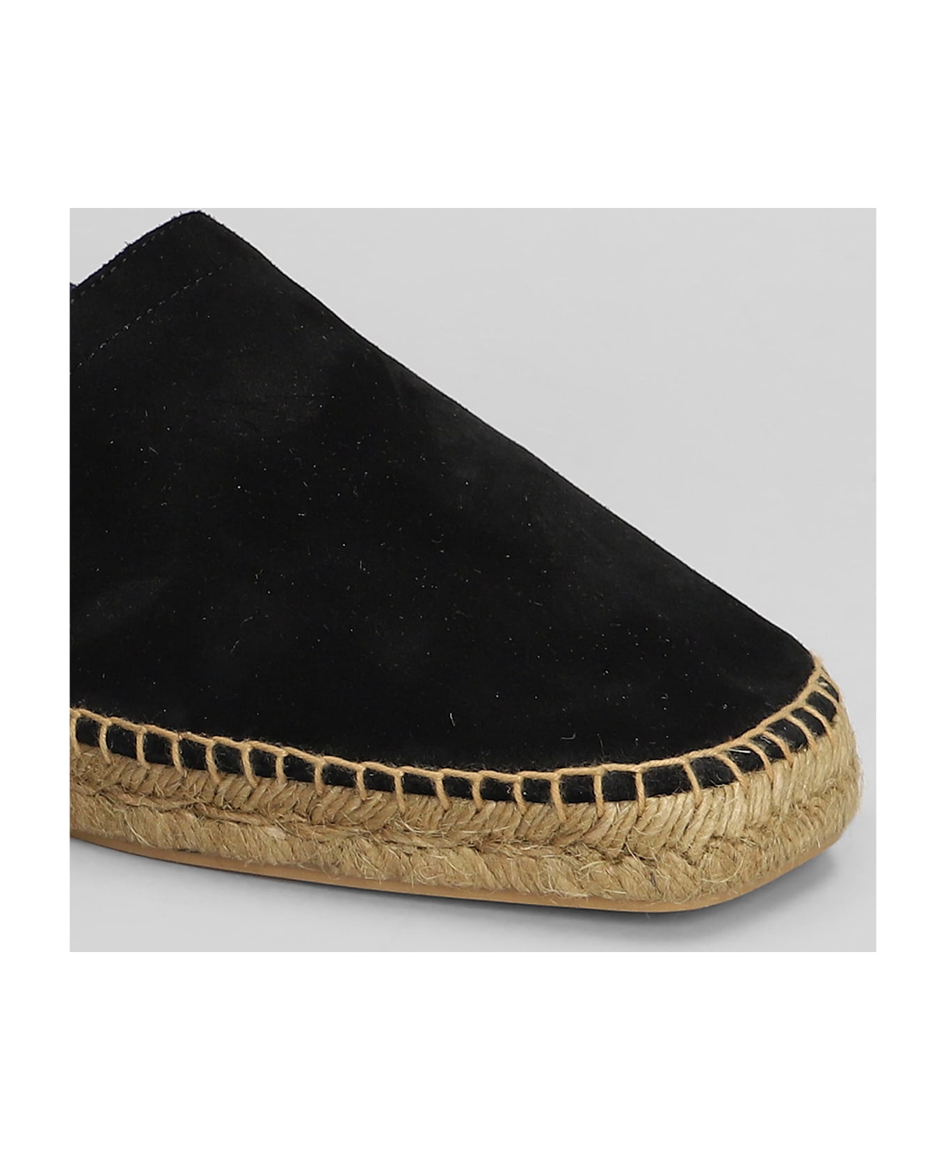 Castañer Pablo T-186 Espadrilles In Black Suede - black