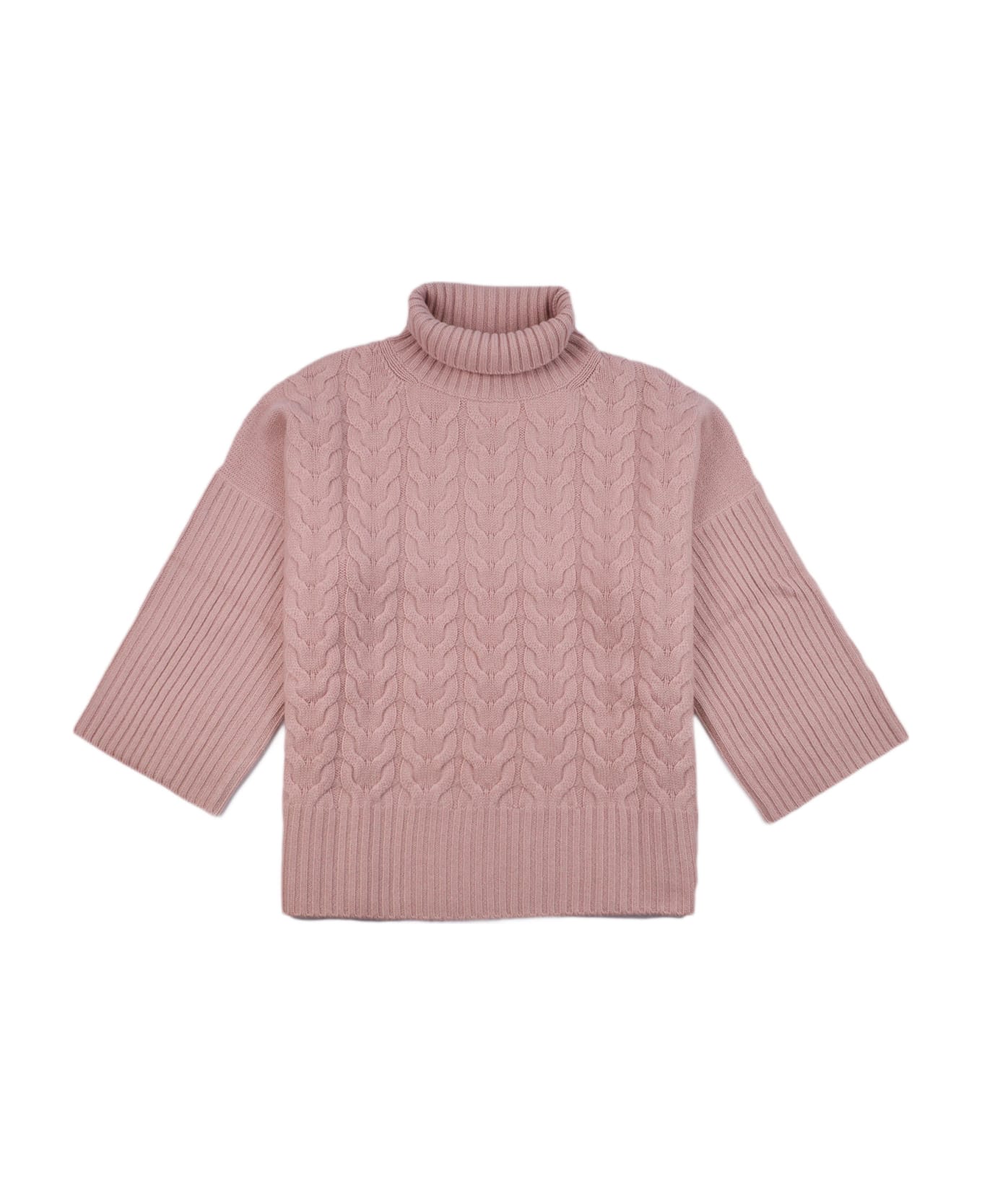Max Mara Okra Turtle Neck Sweater - Pink ニットウェア