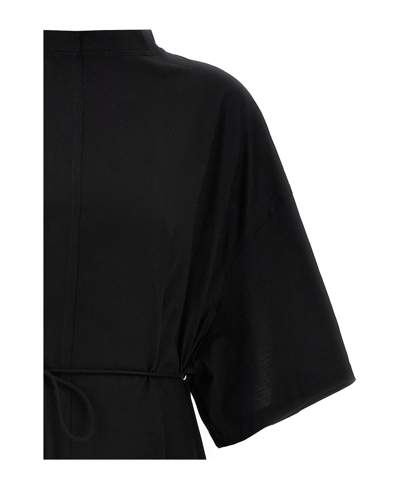 Di.La3 Pari
 Asymmetric T-shirt - Black  